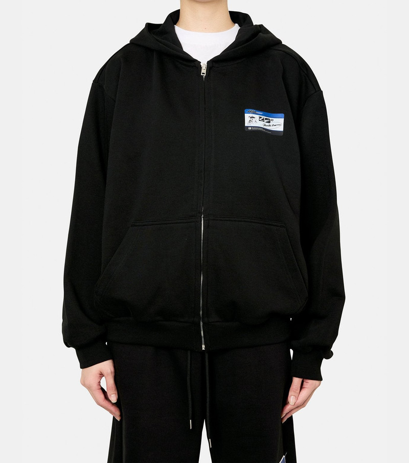 We11done PEACHES TEDDY ID HOODIE ZIP-UP outlook