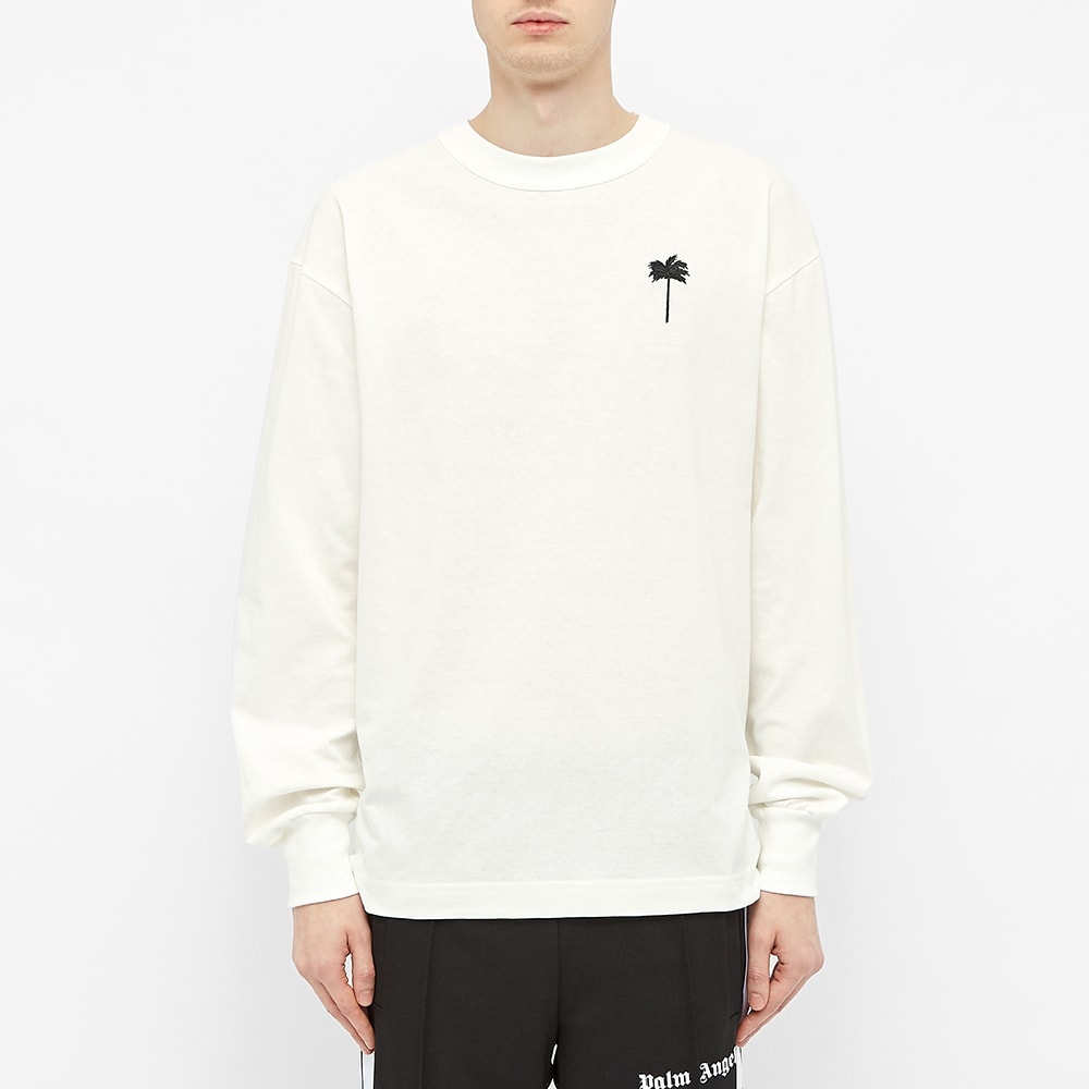 Palm by Palm Angels Long Sleeve Palm Logo Tee - 4