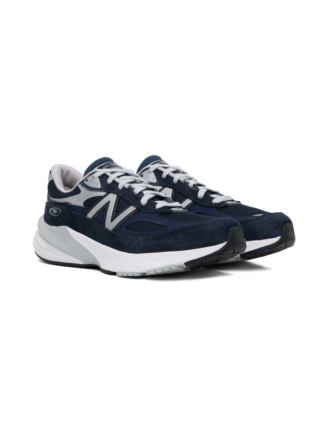 Navy Made in USA 990v6 Sneakers - 4