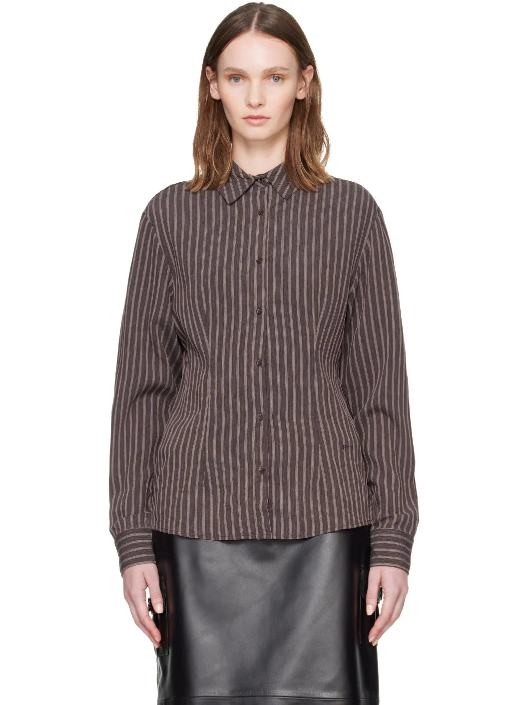 Brown Liren Shirt - 1