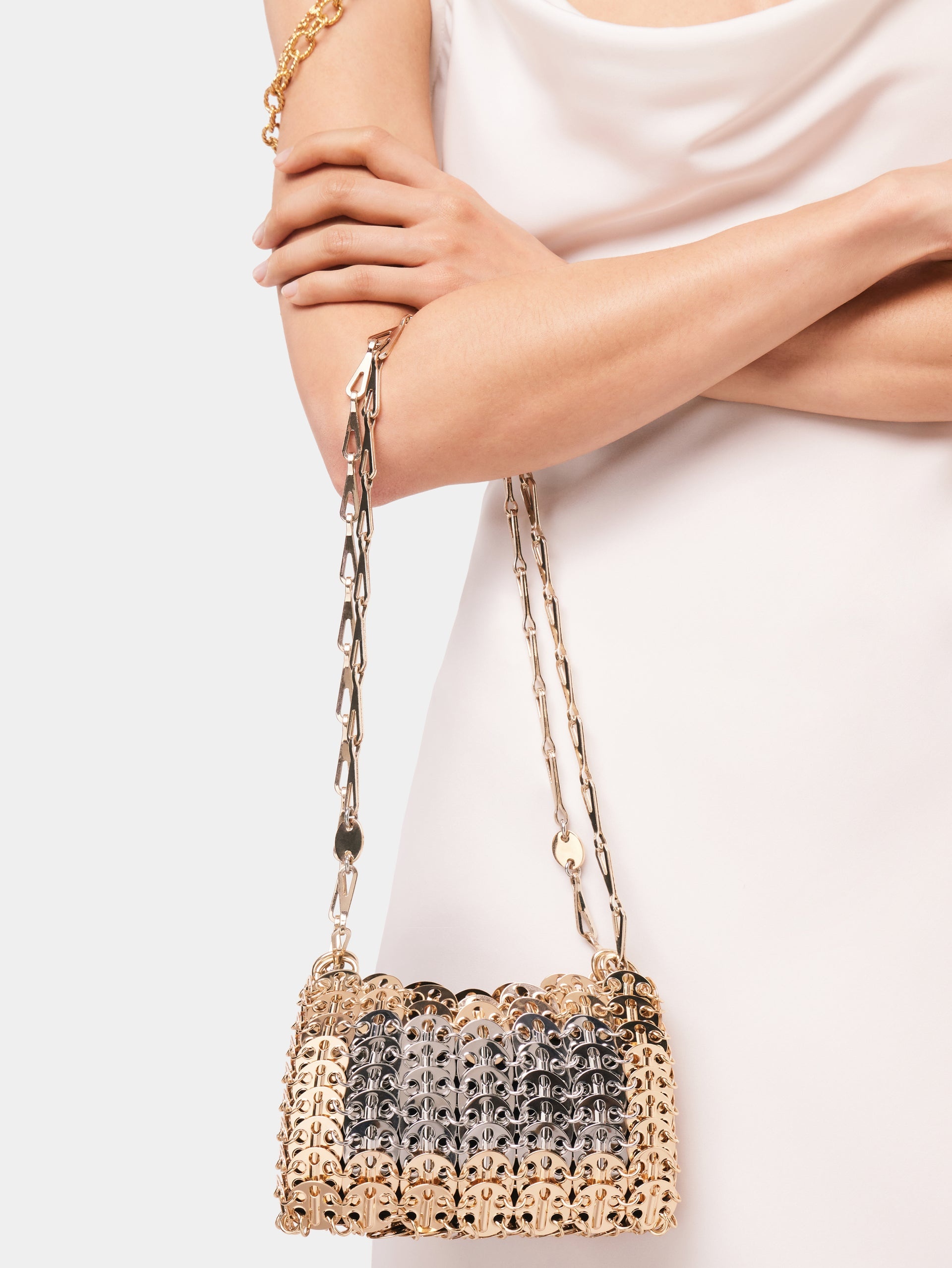 ICONIC GOLD AND SILVER NANO 1969 BAG - 4