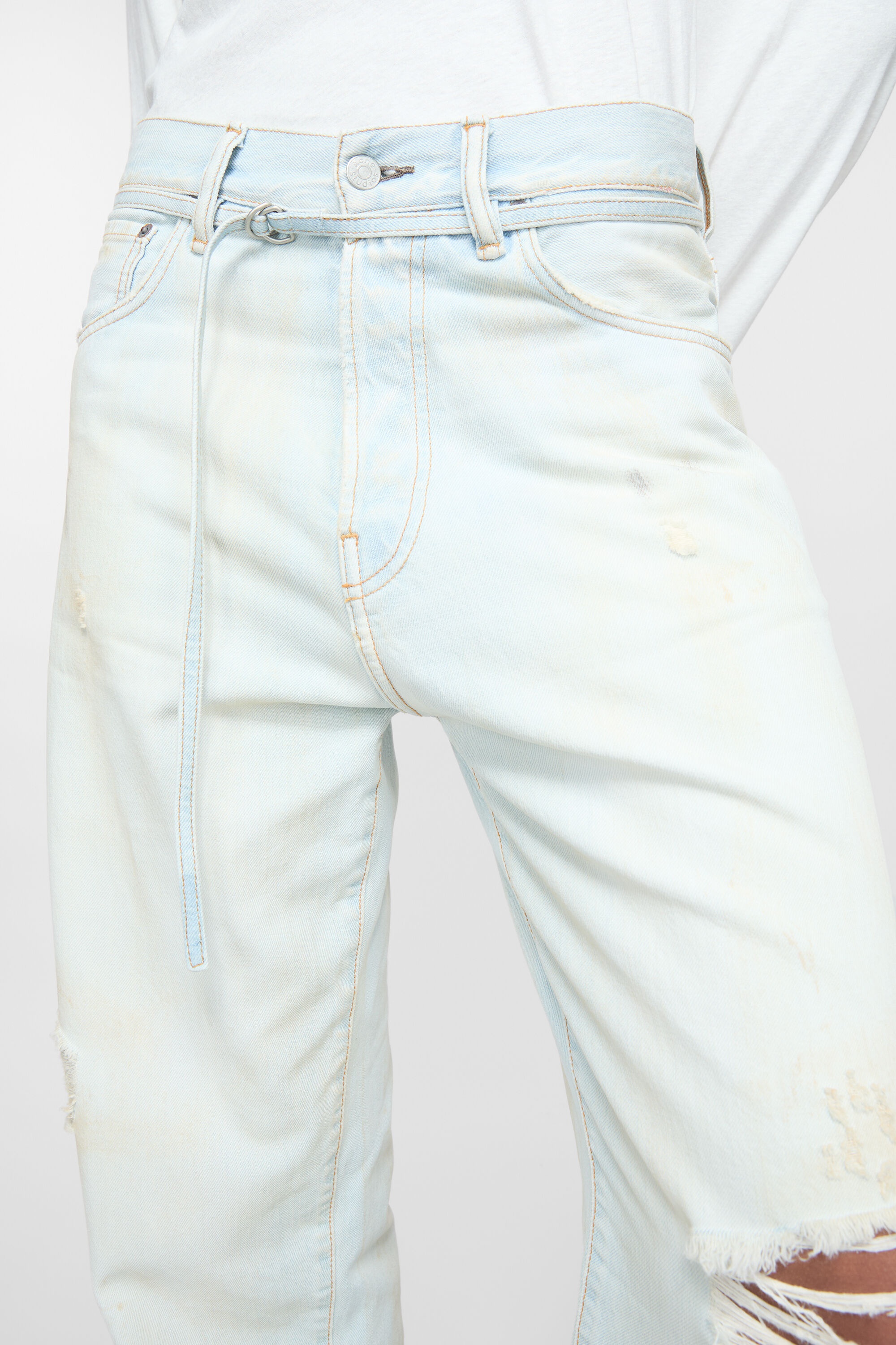 Loose fit jeans - 1991 Toj - Light blue/white - 6