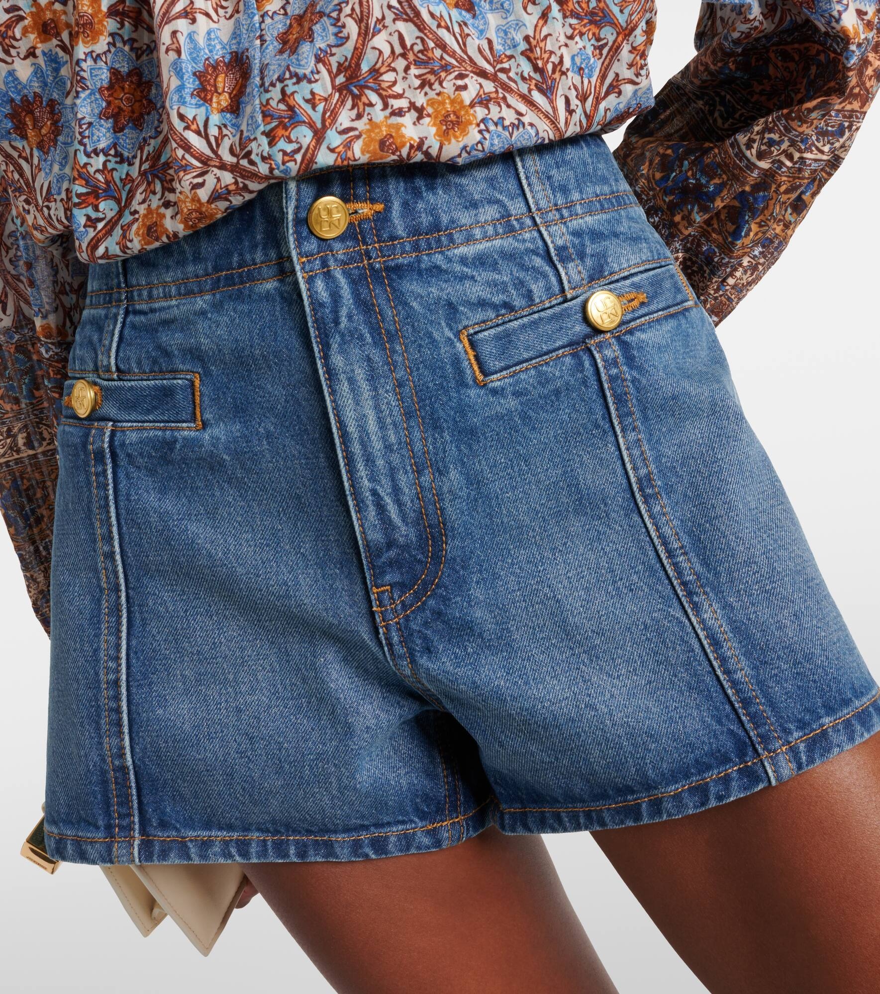 Camille denim shorts - 4