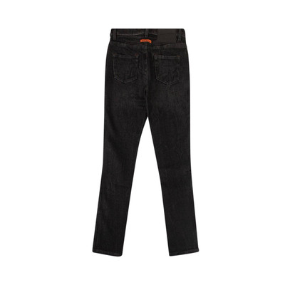 Heron Preston Heron Preston Washed Denim 5 Pocket Jeans 'Black' outlook