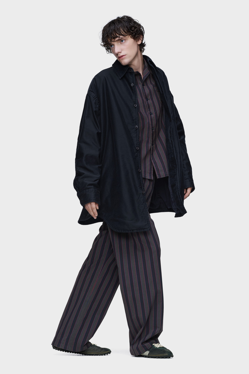 Padded cotton satin shirt 6