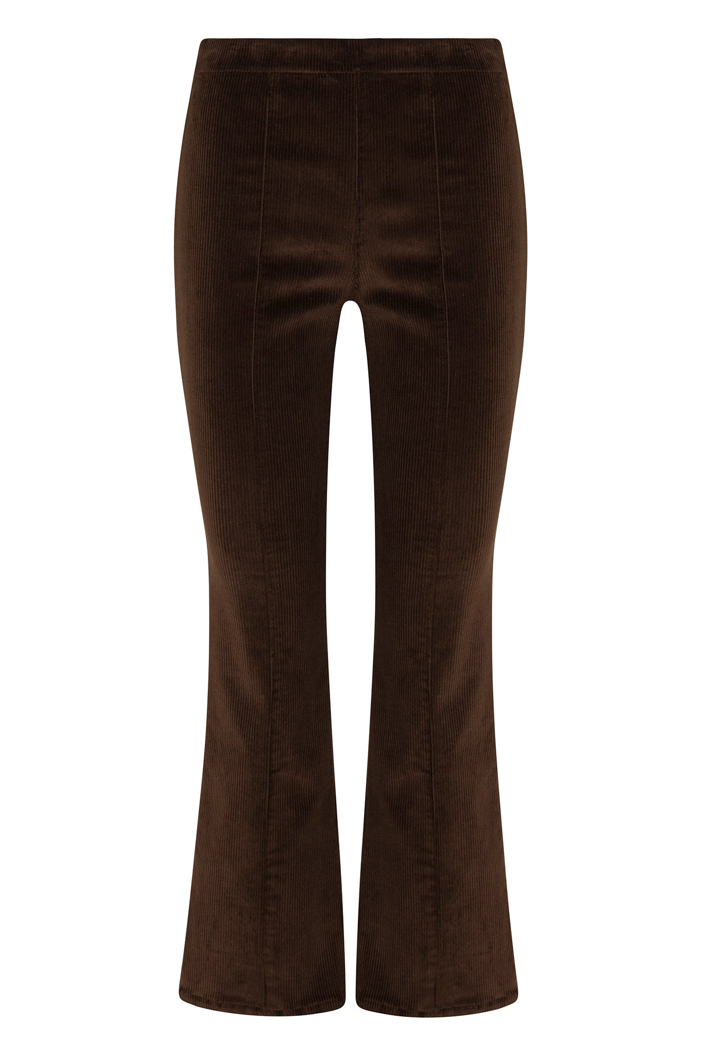AMERICANO CORDUROY ANKLE FLARE WITH PRINCESS SEAMS - 4