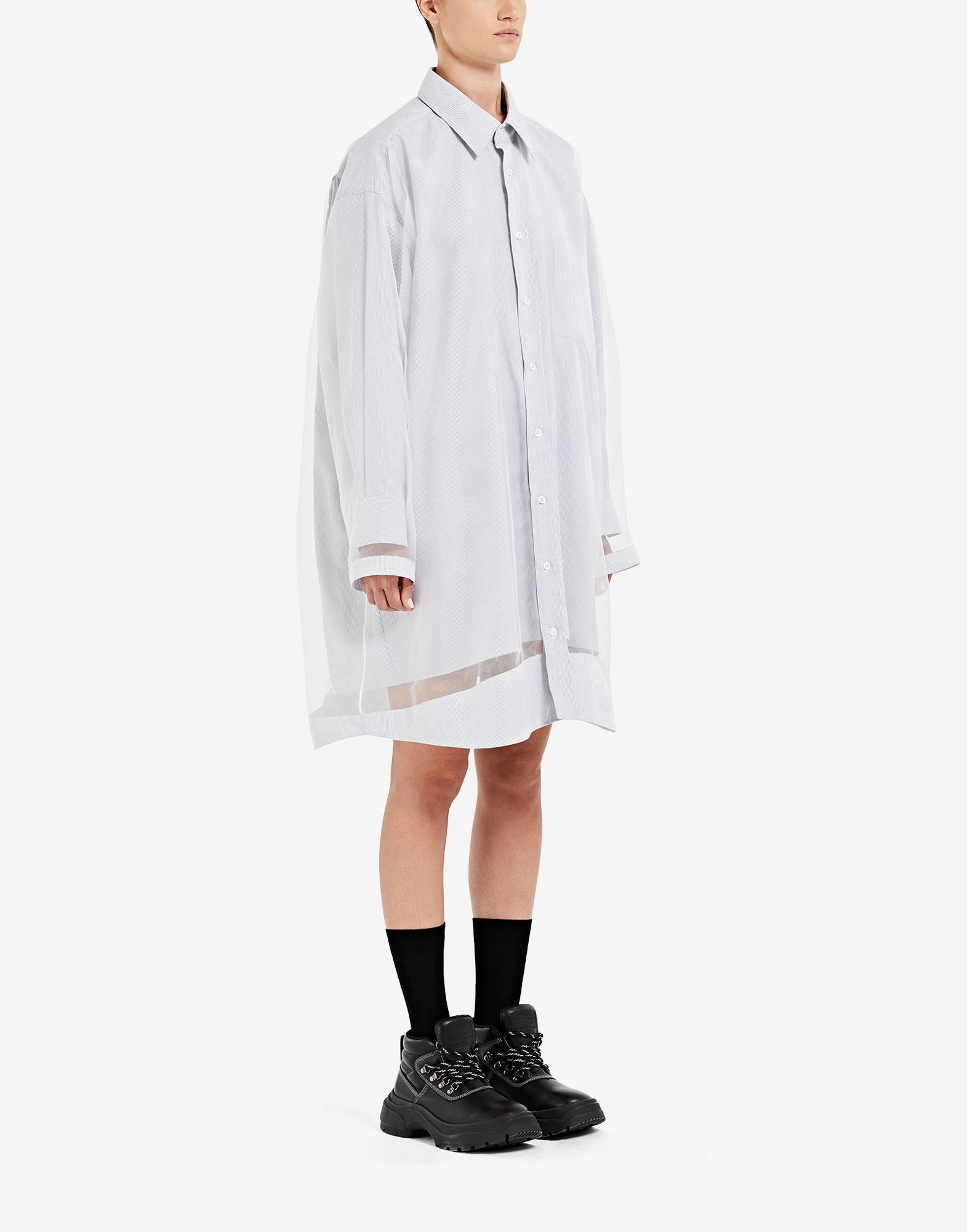Décortiqué stripe shirt dress - 3
