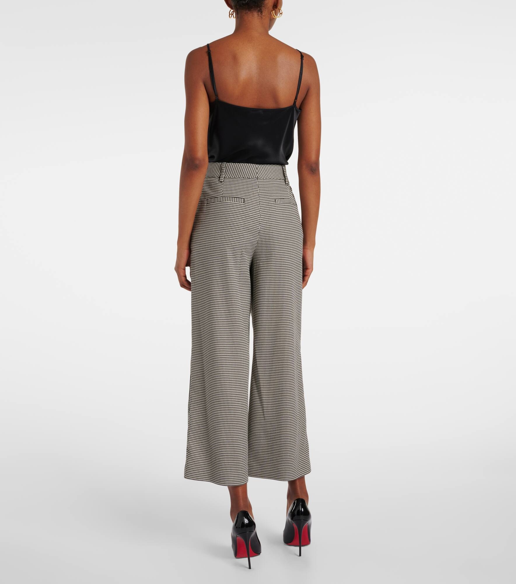 Miki checked capri pants - 3