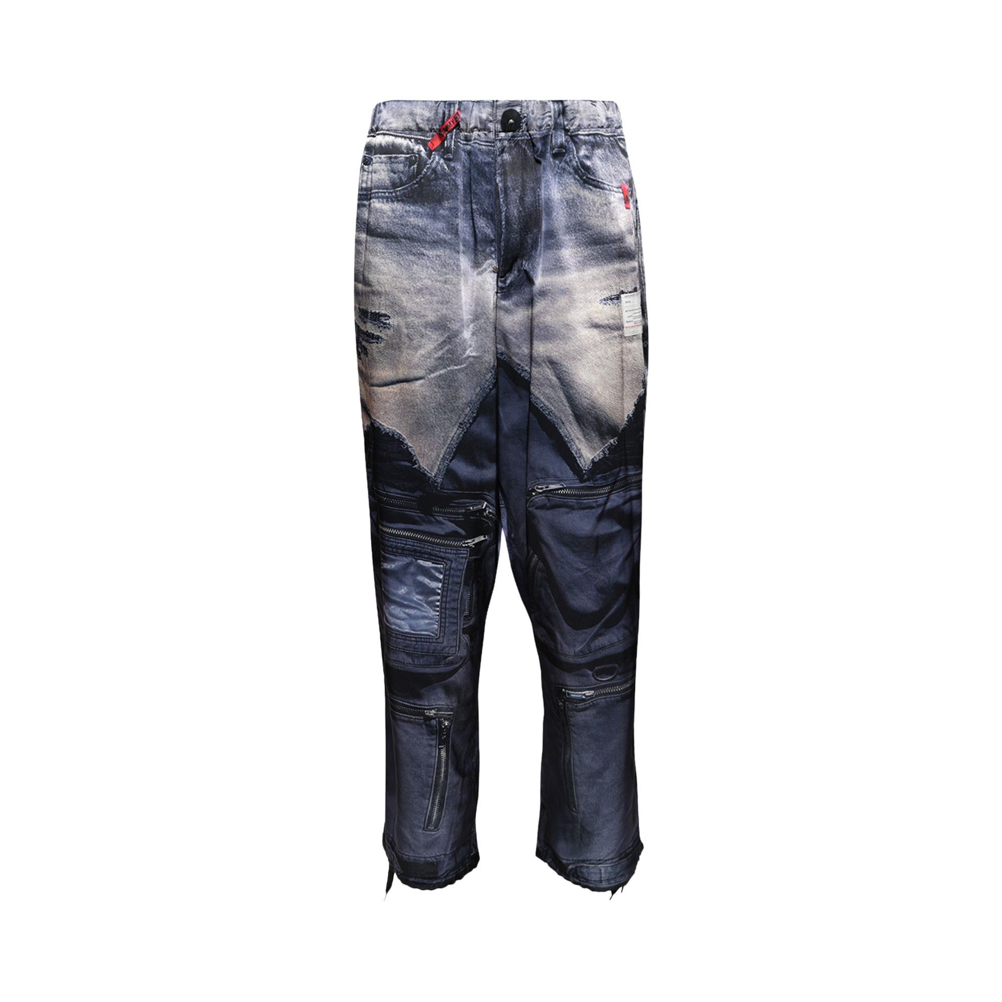 Maison Mihara Yasuhiro Trompe L'Oeil Parachute Pants 'Khaki' - 1