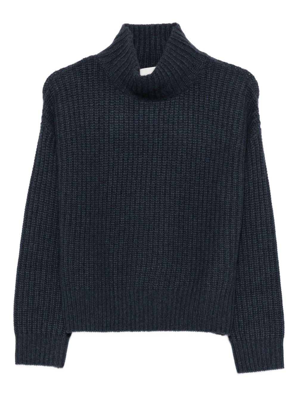 ribbed turtleneck sweater - 1