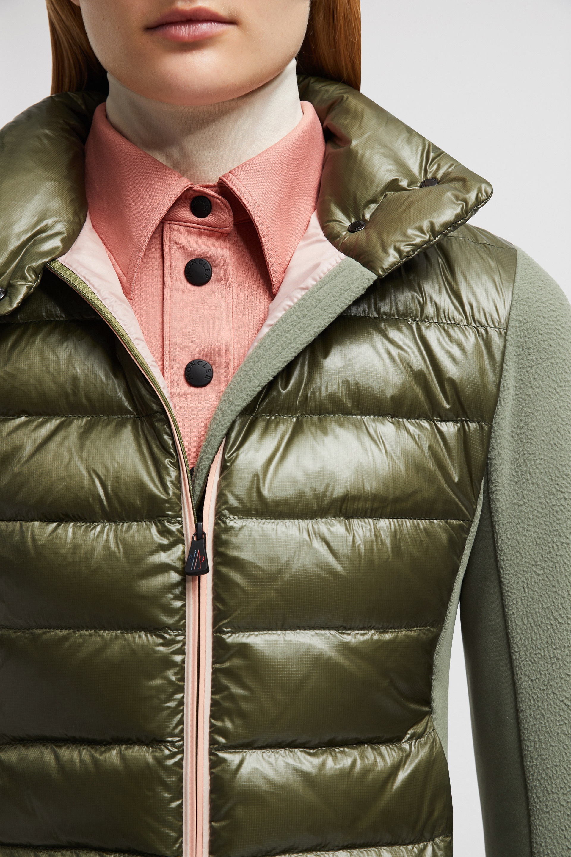 Padded Zip-Up Sweatshirt - 7