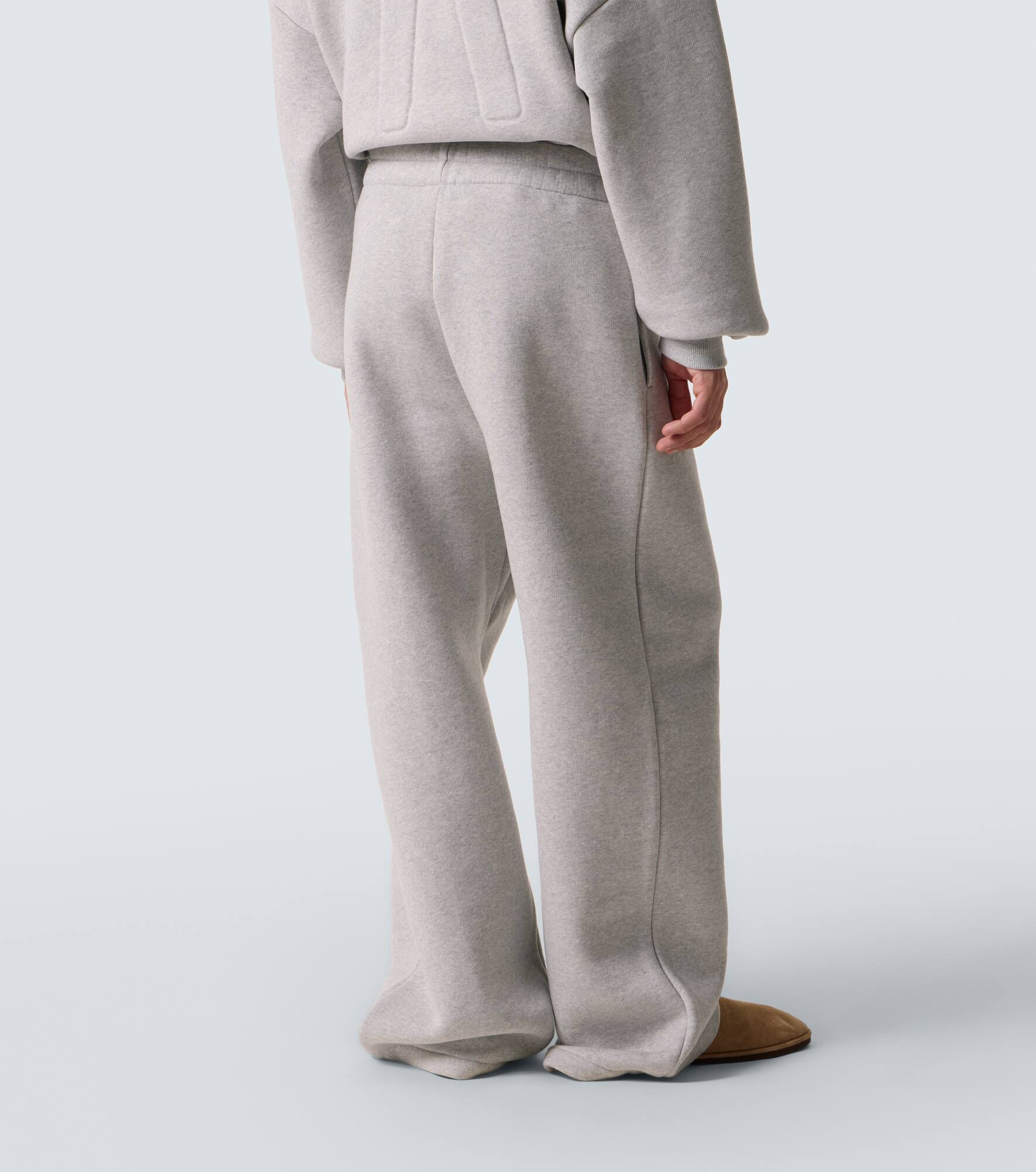 Cotton-blend fleece sweatpants - 4