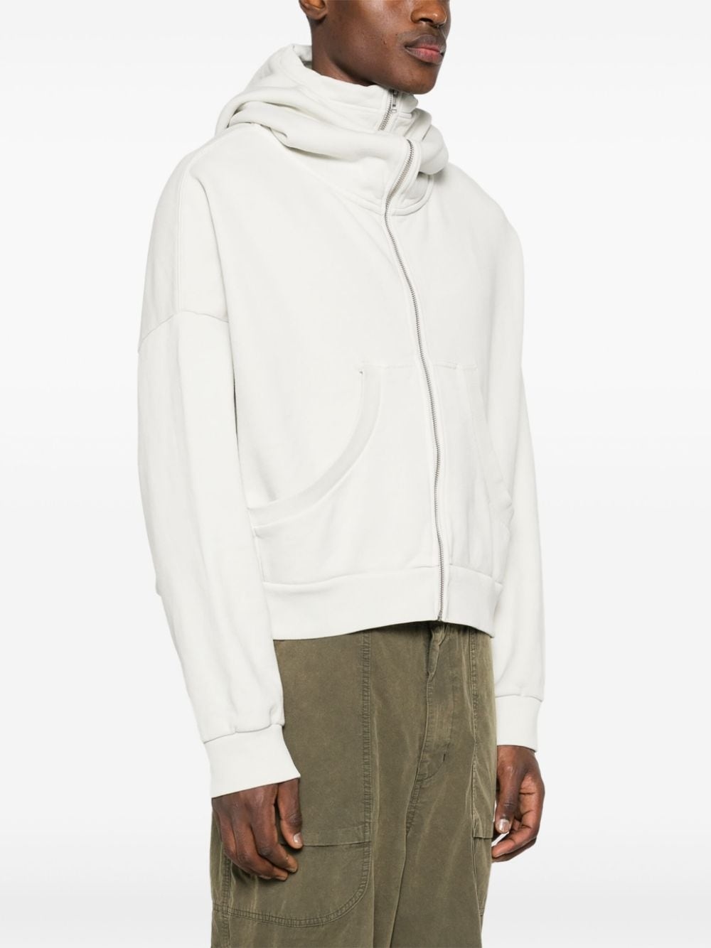 Full Zip cotton hoodie - 4