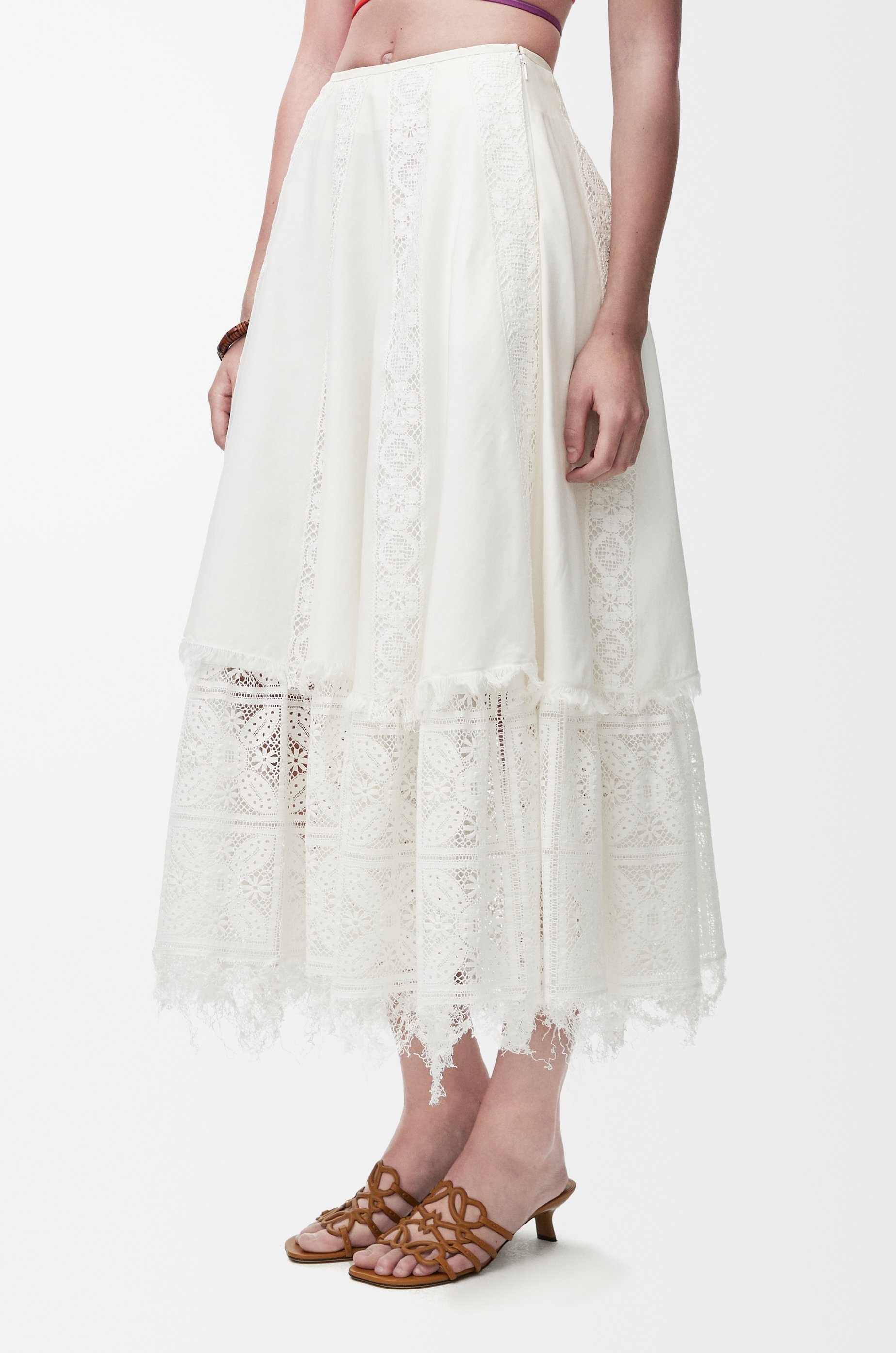 Skirt in cotton and silk - 3