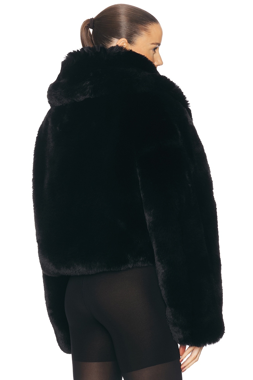 Ofox Fluffy Faux Fur Jacket - 3