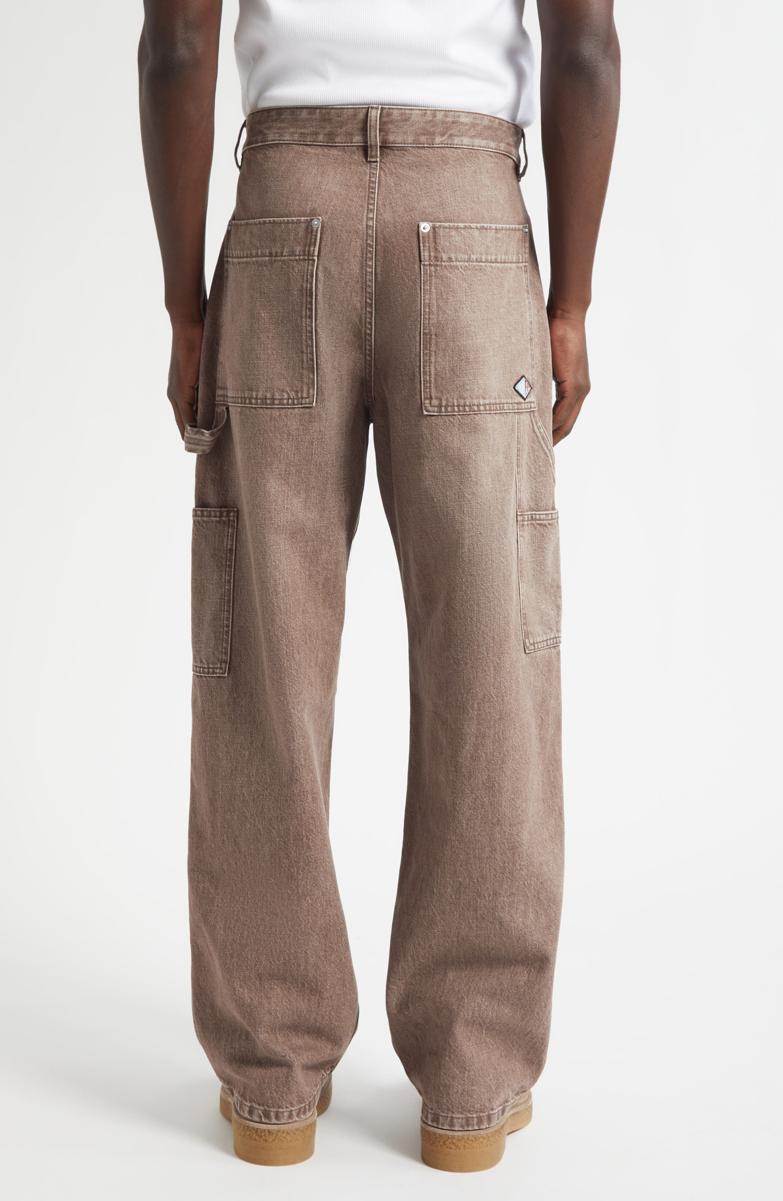 Bottega Veneta Denim Carpenter Jeans in 2082 Brown at Nordstrom - 3