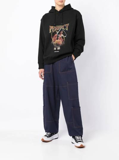 Ahluwalia Link graphic-print hoodie outlook