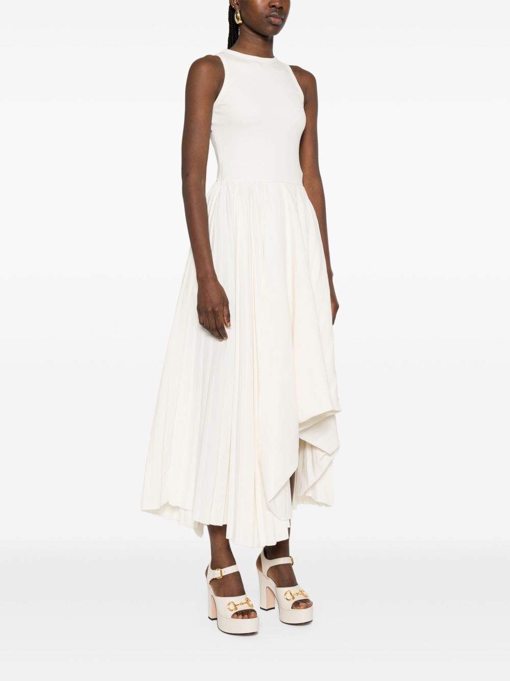 asymmetric midi dress - 3