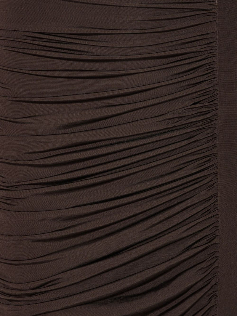 ruched midi dress 4