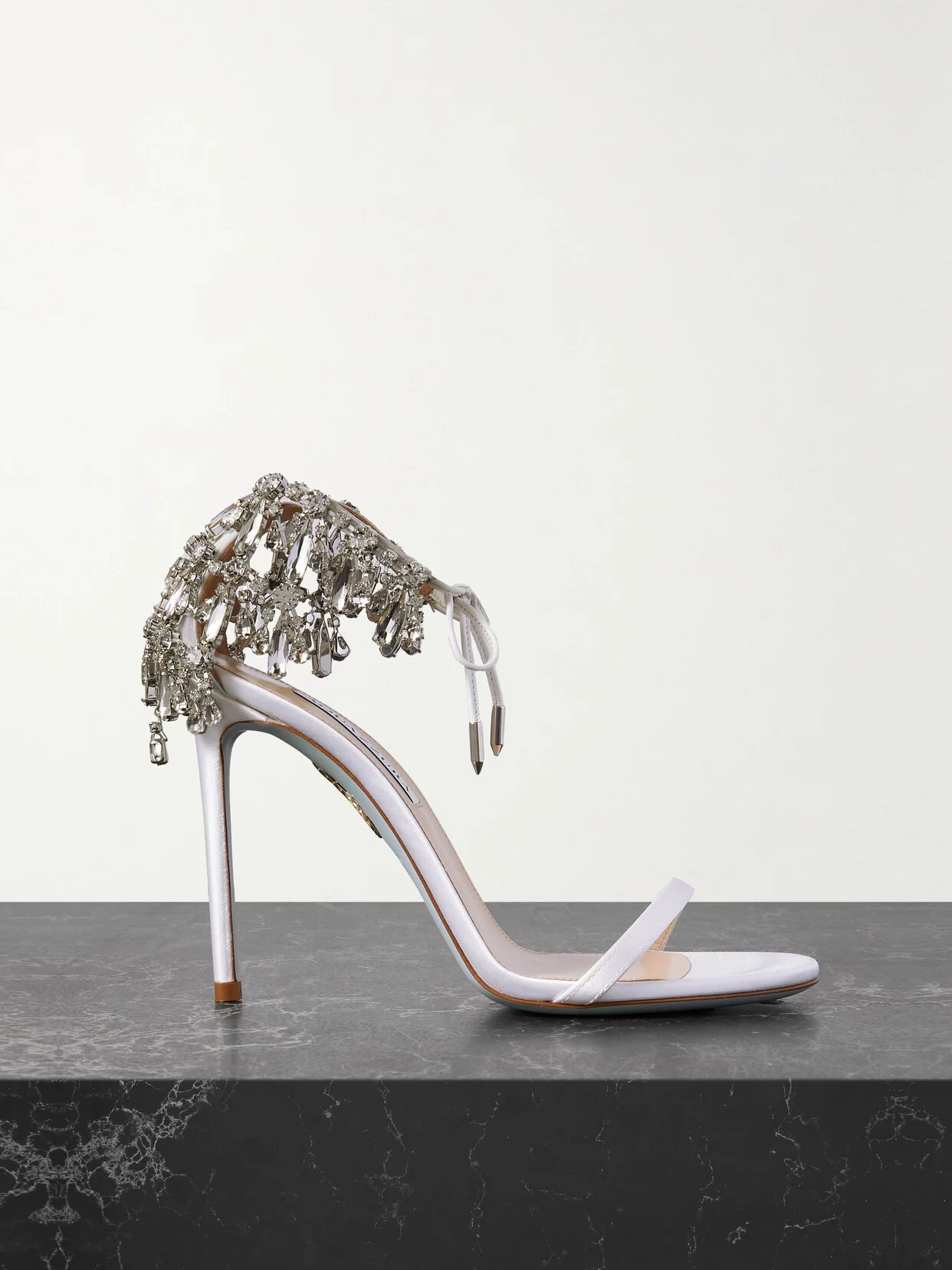 Moonwalk 105 Crystal-embellished Satin Sandals - 1