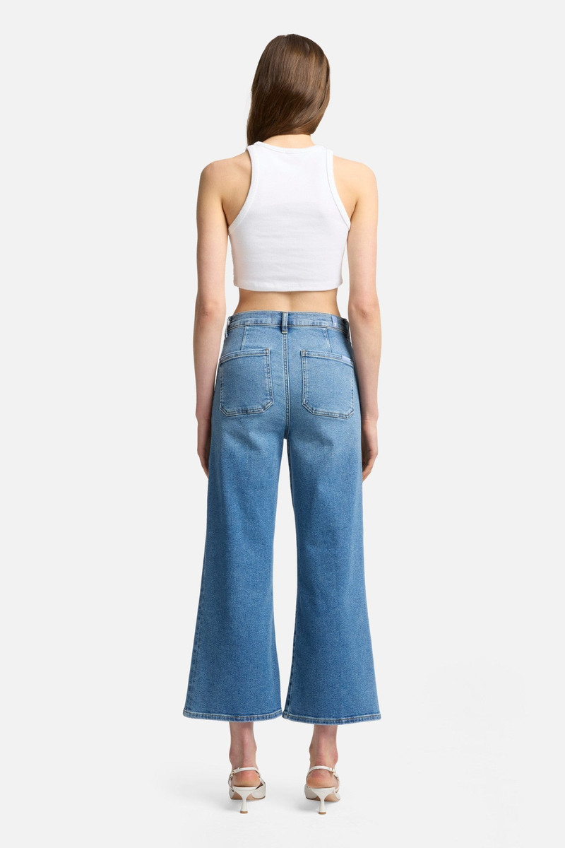 Luxe Vintage Ultra High Rise Cropped Jo in Fancy 5