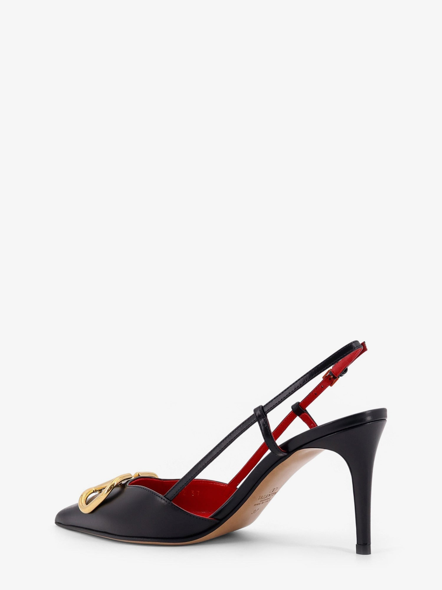 Valentino Garavani Women Valentino Garavani Leather Slingback Pumps - 3
