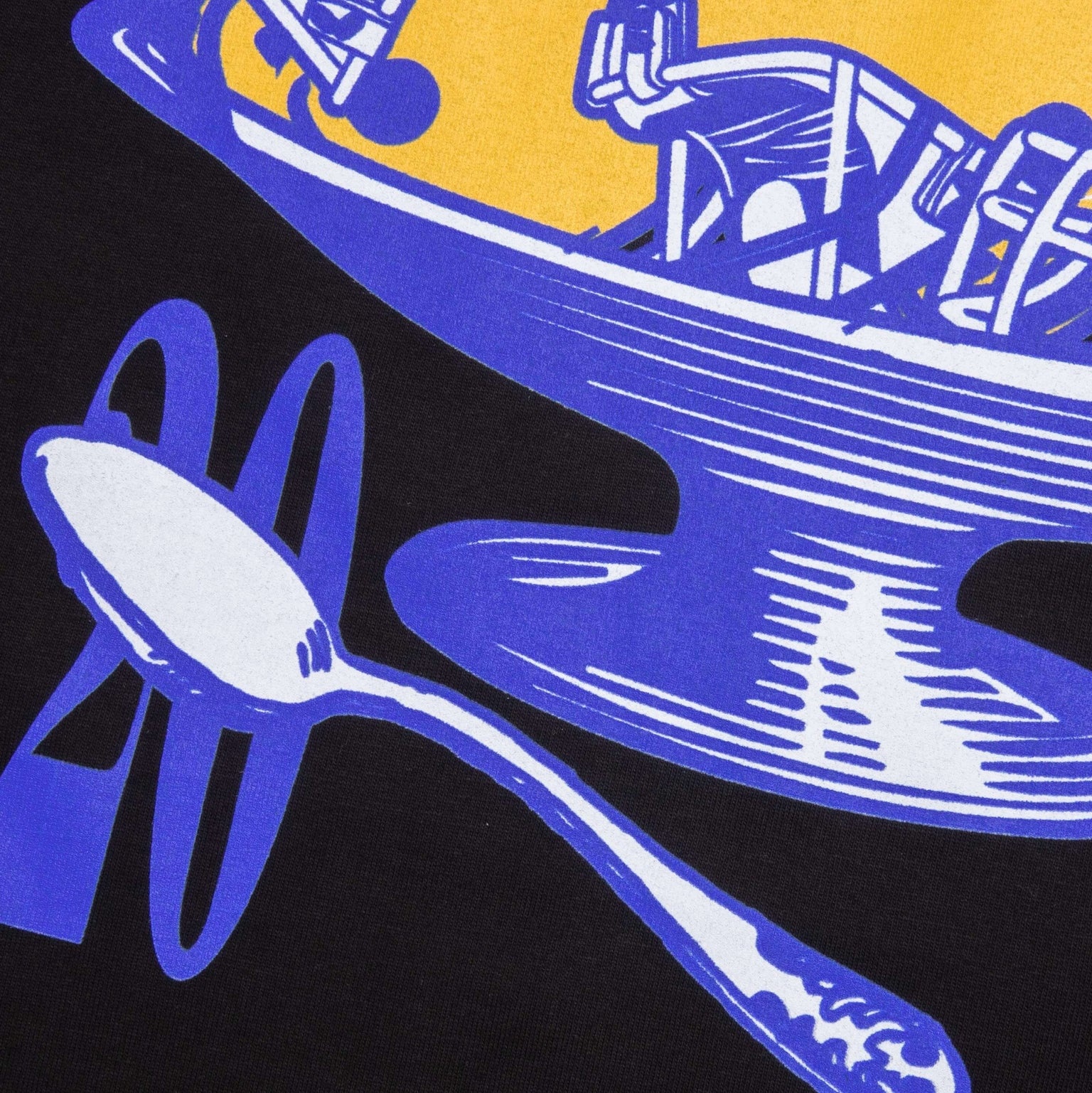 FEATURE X ICECREAM SUPER BOWL SHORT SLEEVE TEE - BLACK - 5