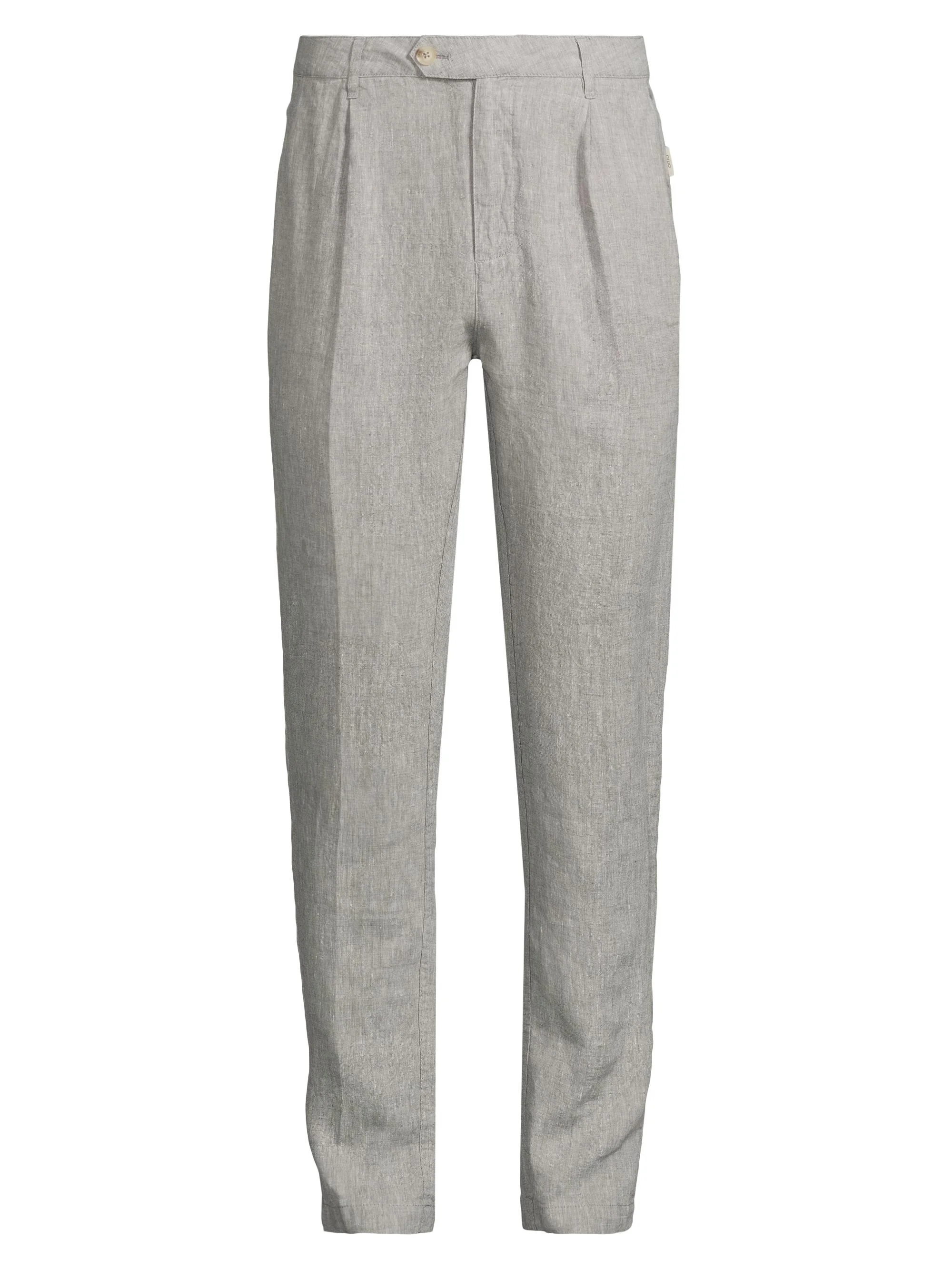 Men's Cashmere Drawstring Joggers - Cool Grey - 1