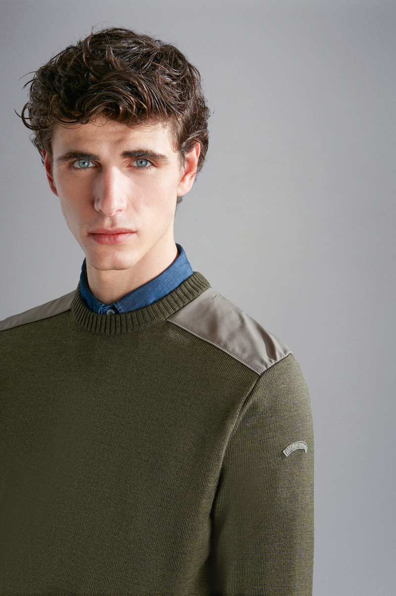 WOOL SWEATER WITH TYPHOON® INSERTS 4