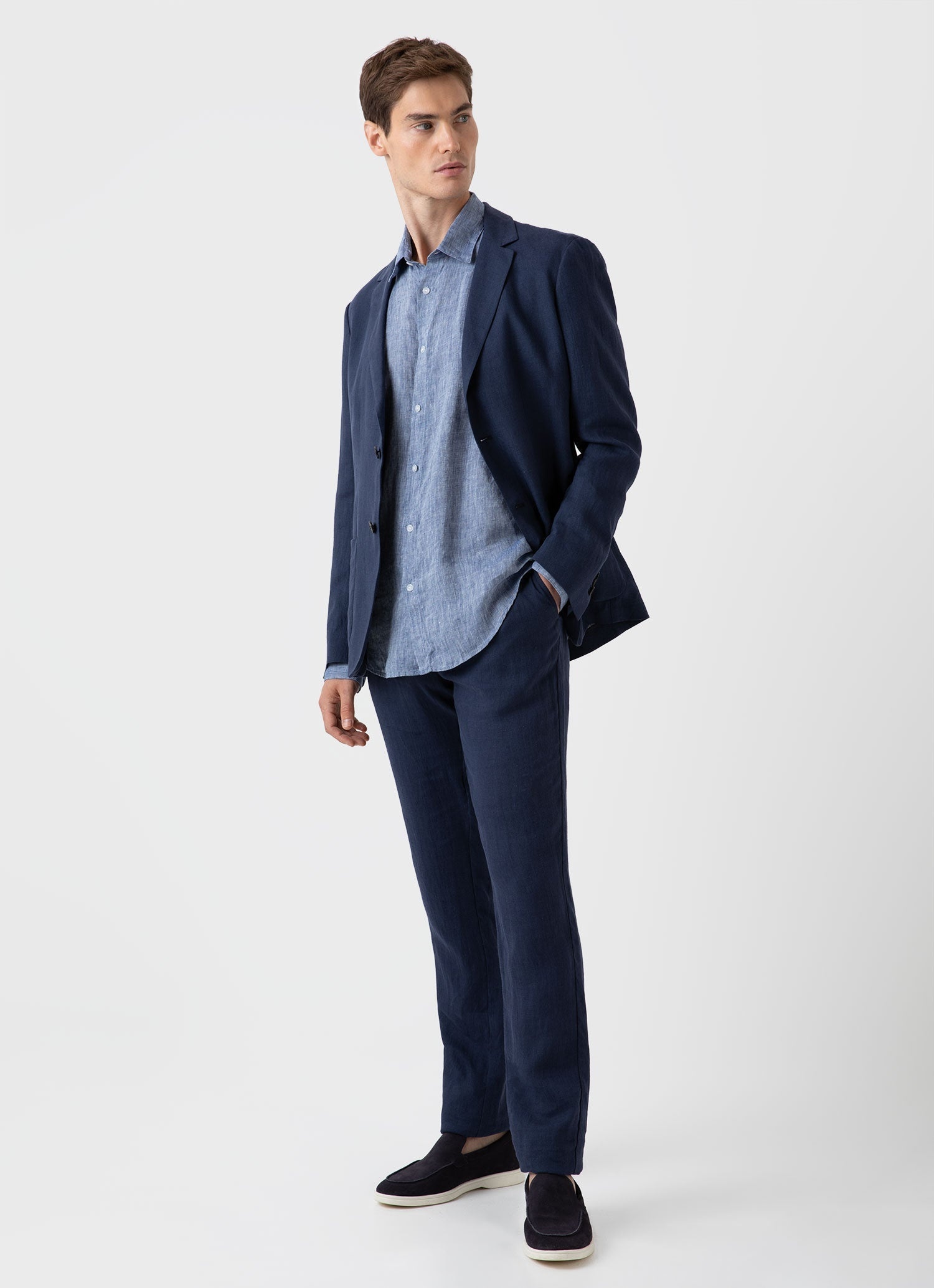 Linen Long Sleeve Shirt - 3