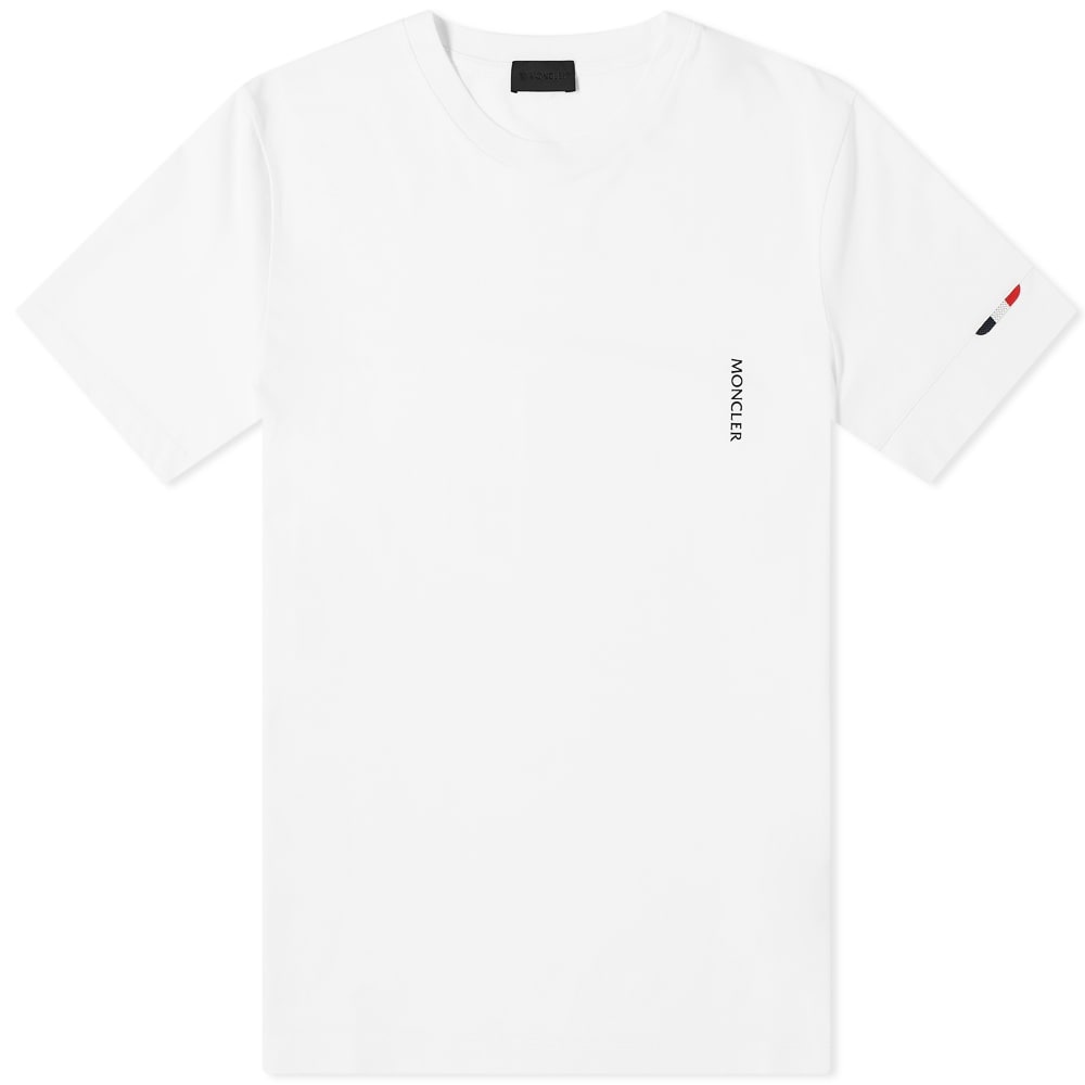 Moncler Tricolore Tab Sleeve Logo Tee - 1