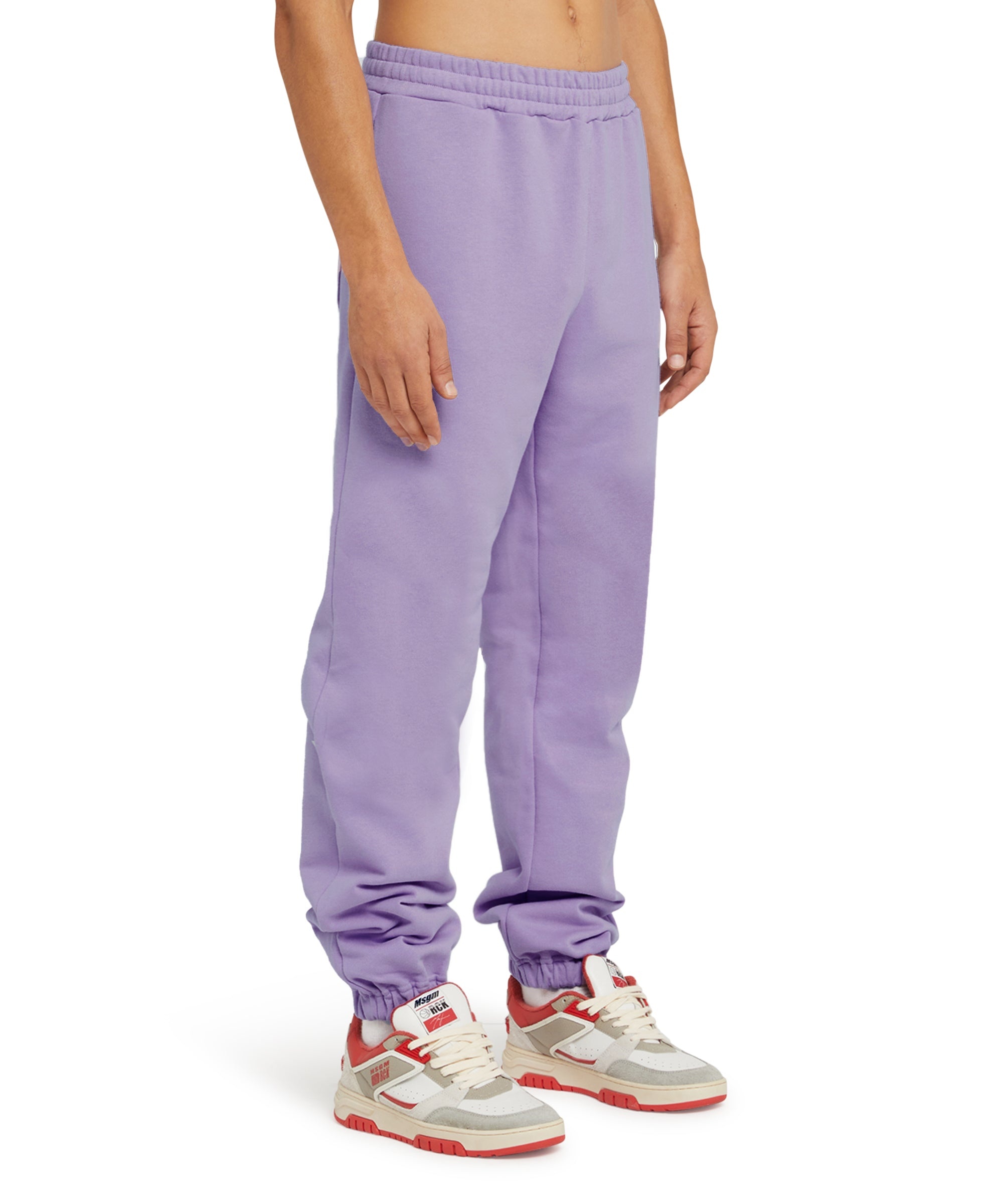 Organic cotton jogging trousers certified by the MSGM Fantastic Green Capsule - 4