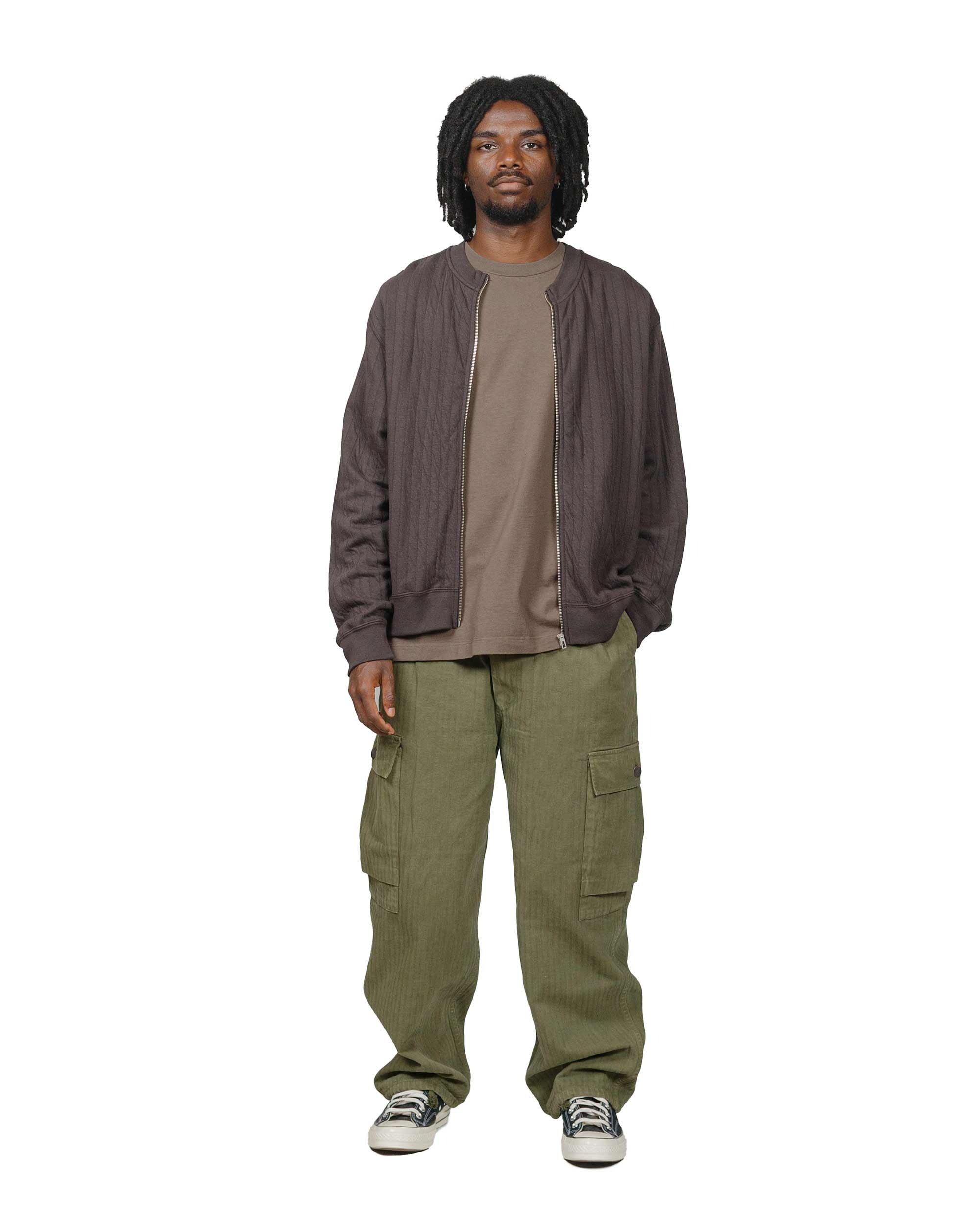 Quilted Zip Up Tire Black - 4