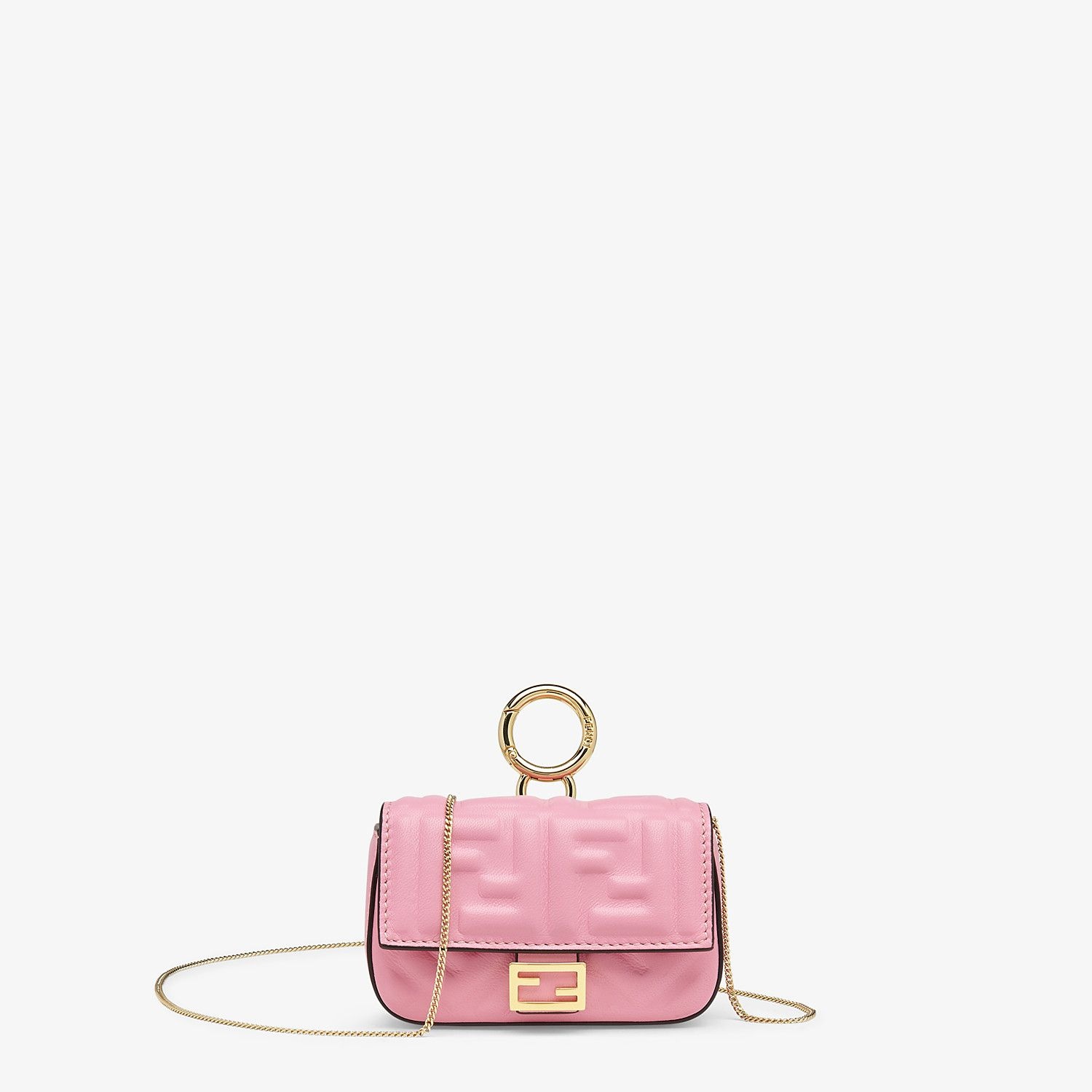 Charm in pink nappa leather - 1