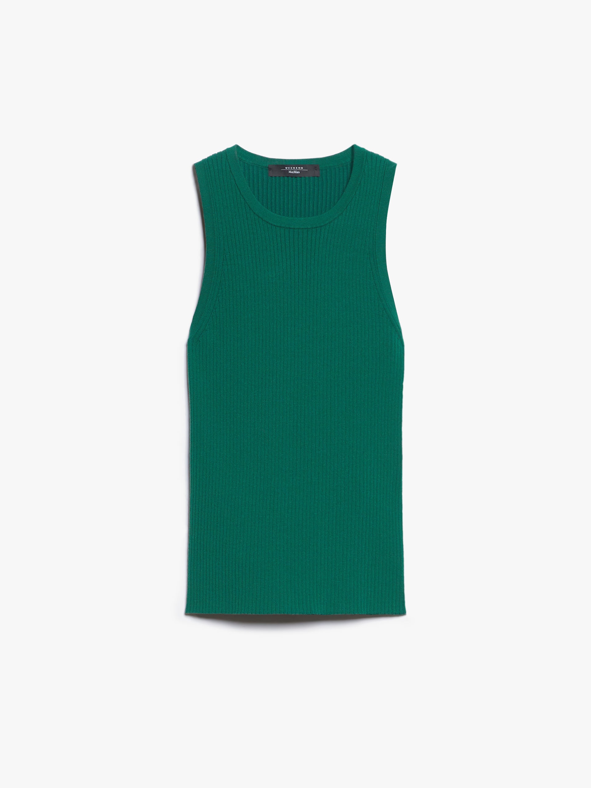 OLIMPO Rib-knit viscose top - 1
