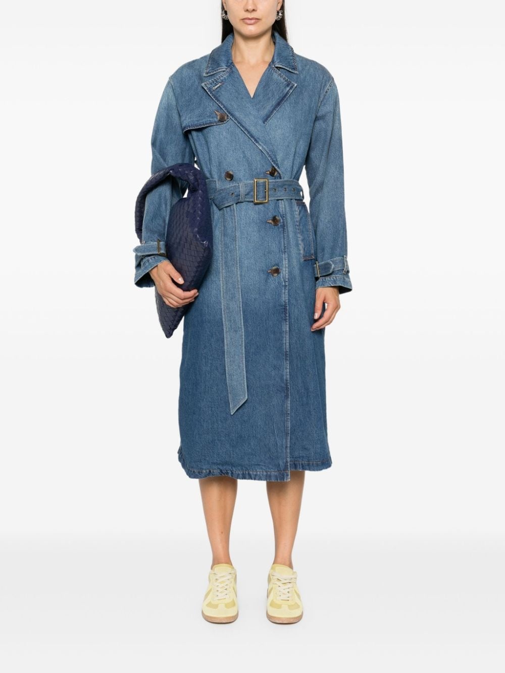 cotton trench coat - 2