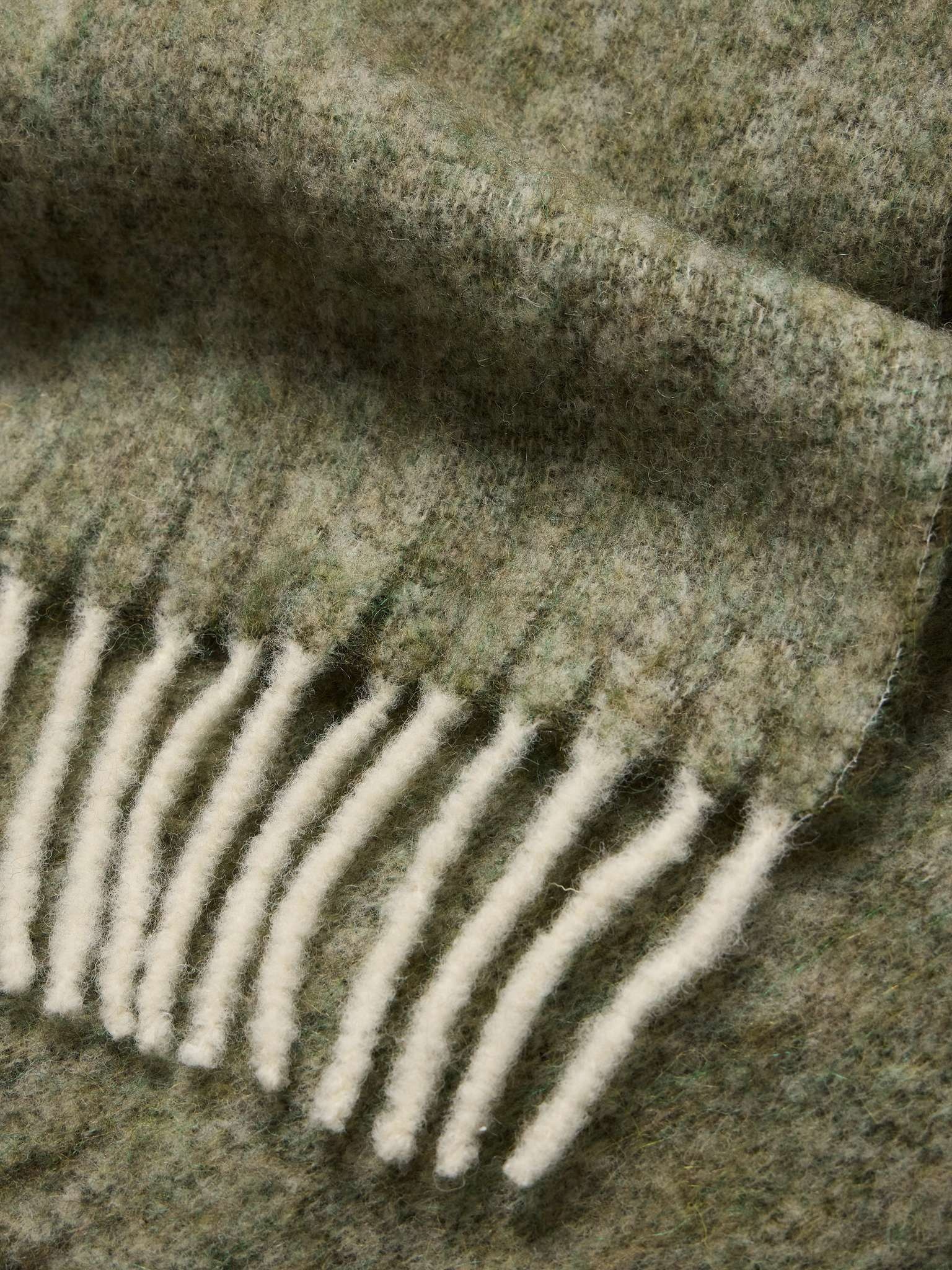 9006 Fringed Wool-Blend Scarf - 3