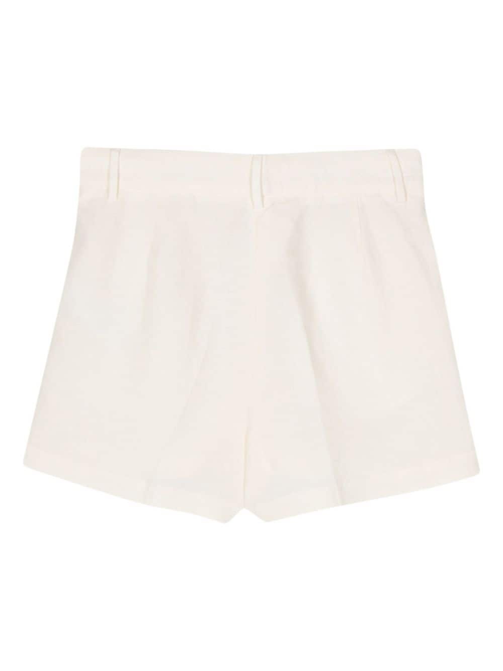 Dori Canne linen shorts - 2