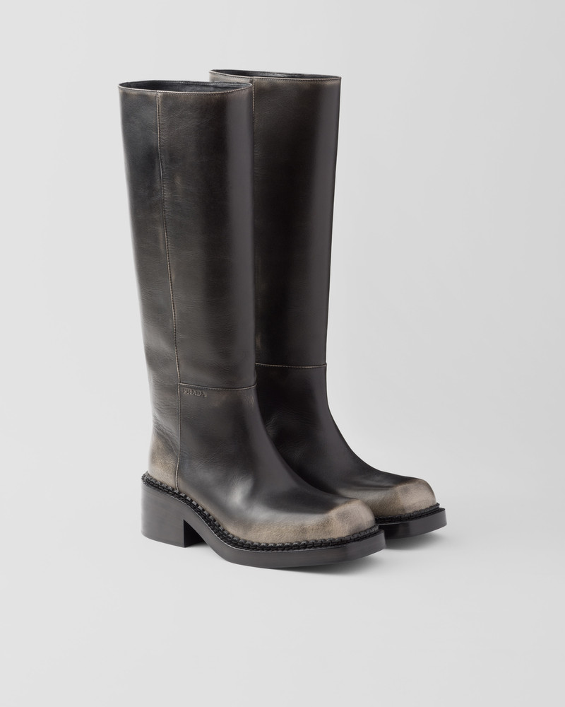 Leather boots 1