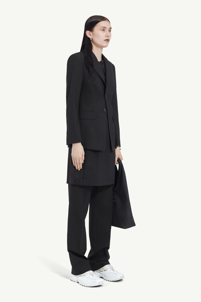 Pinstripe suit jacket 3