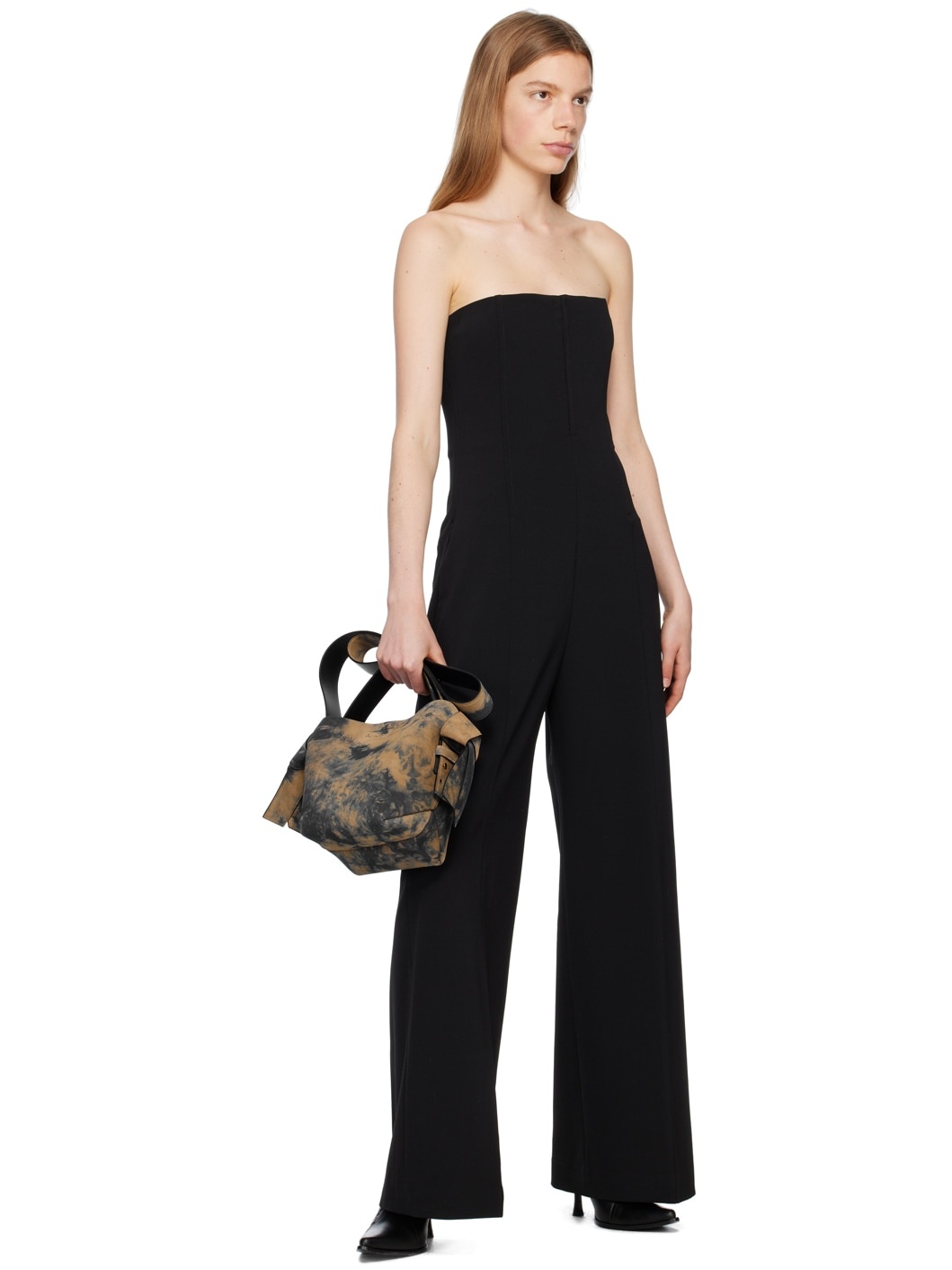 Acne Studios Black Corset Jumpsuit Acne Studios