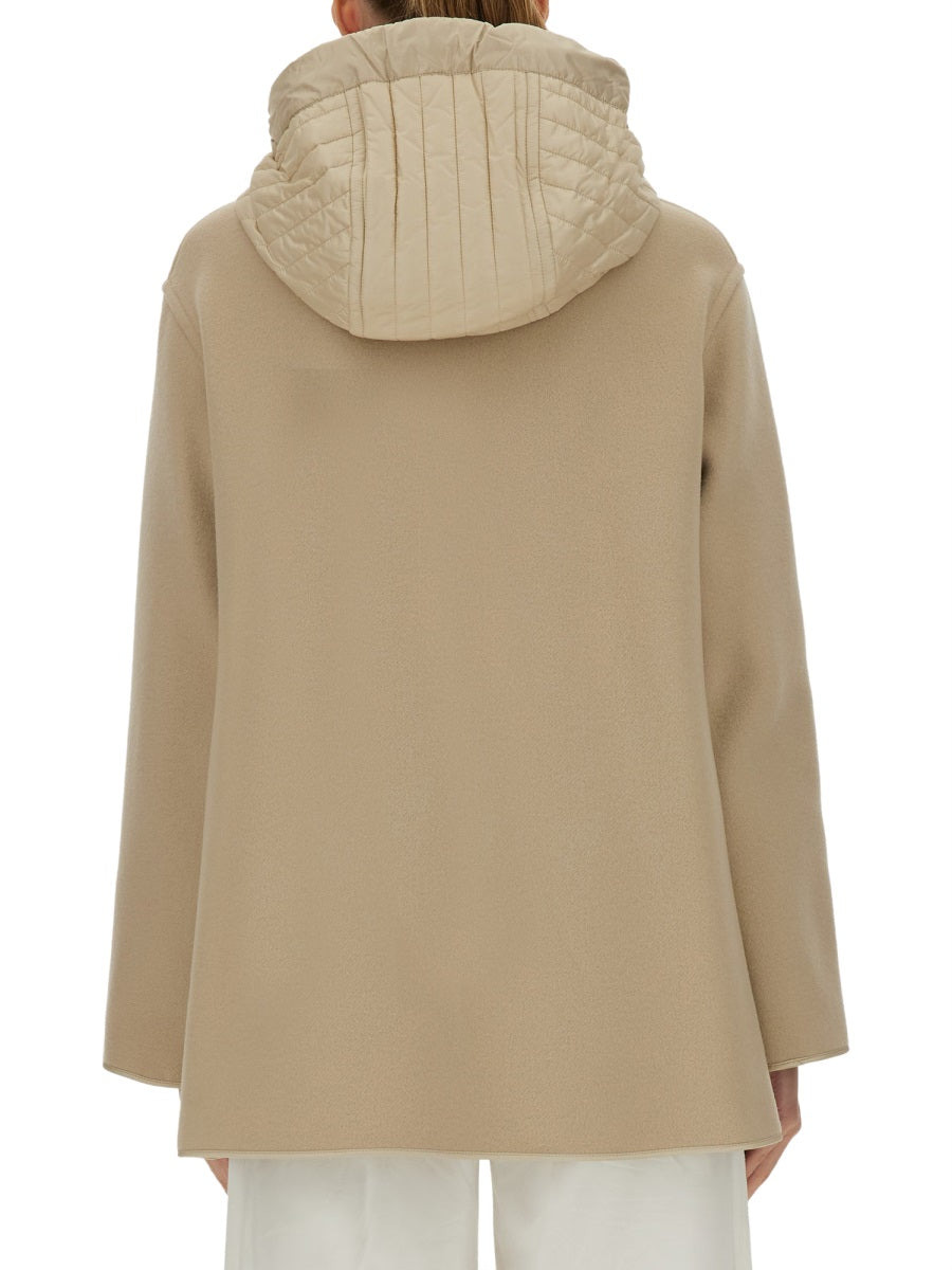 FAY - Fay Women Bimaterial Caban Cape - 3