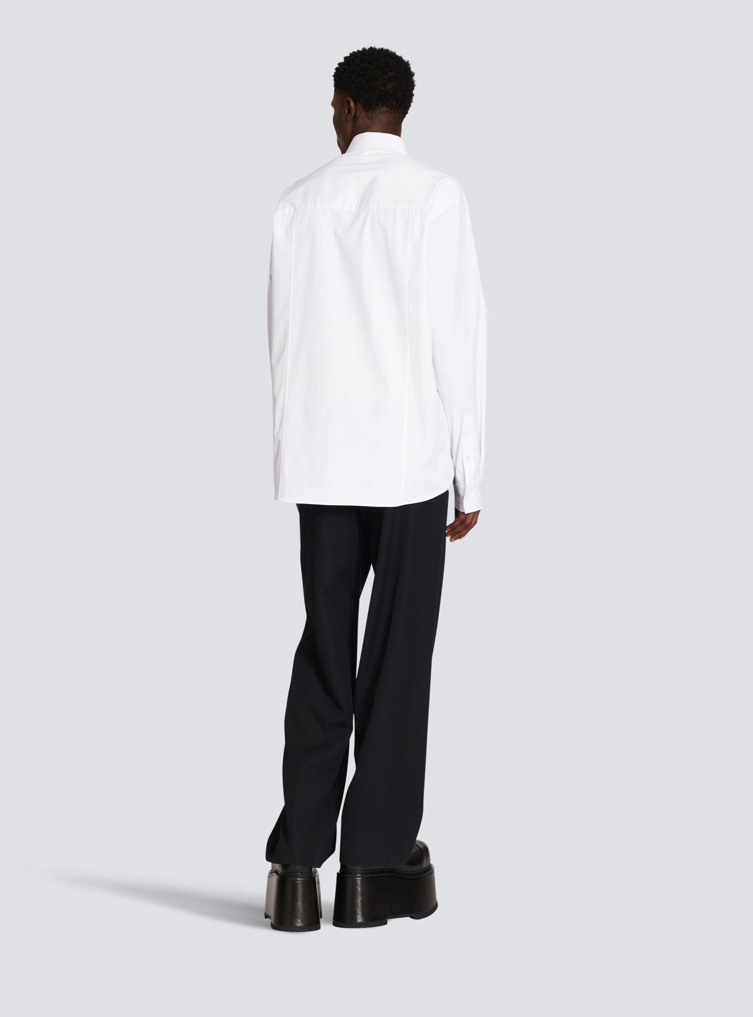 Cotton shirt with inserts - 5