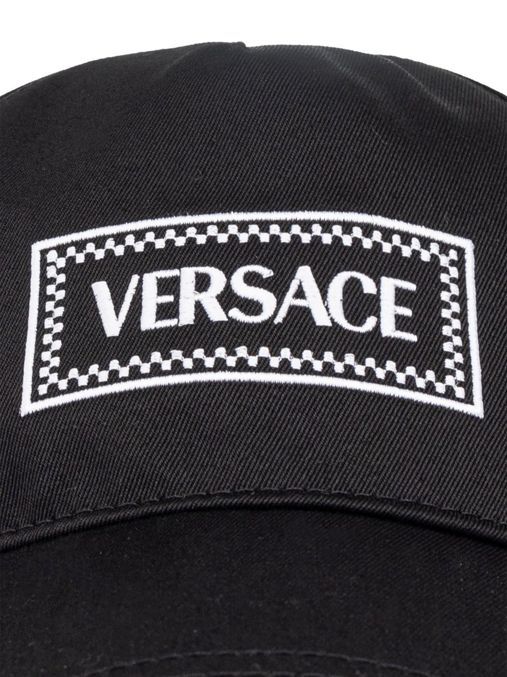 logo-embroidered cotton cap - 3