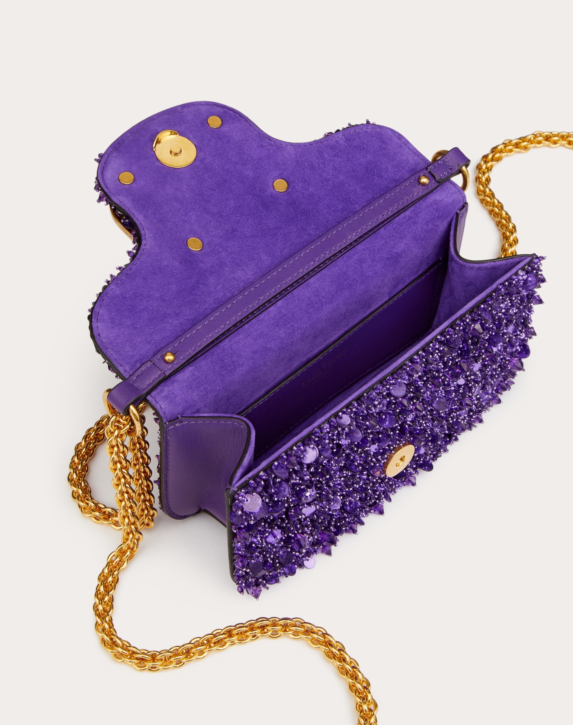 SMALL LOCÒ SHOULDER BAG WITH 3D EMBROIDERY - 7