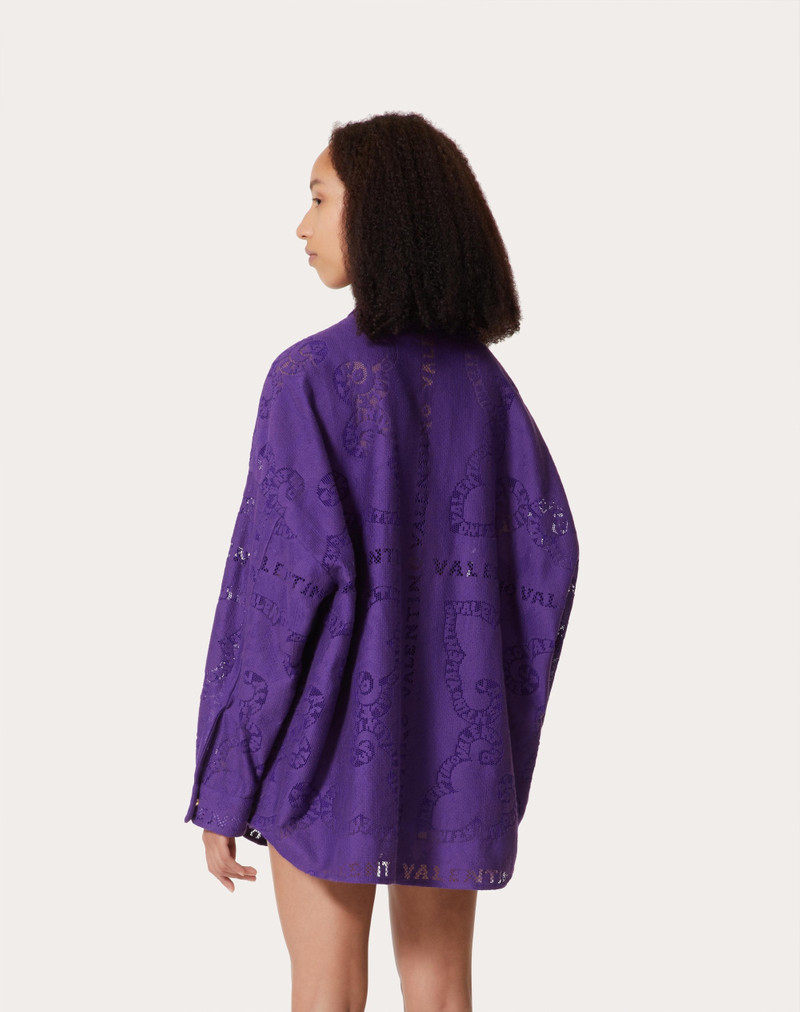 COTTON GUIPURE LACE OVERSHIRT 4