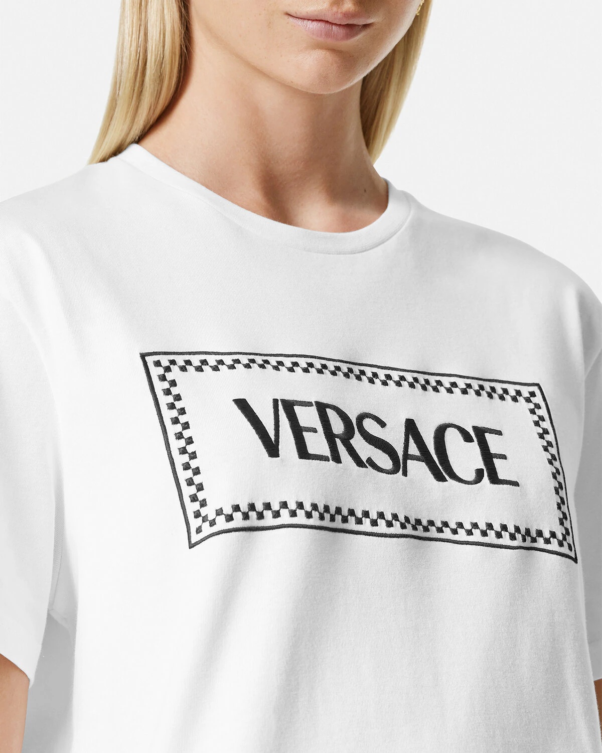 Embroidered '90s Vintage Logo T-Shirt - 3