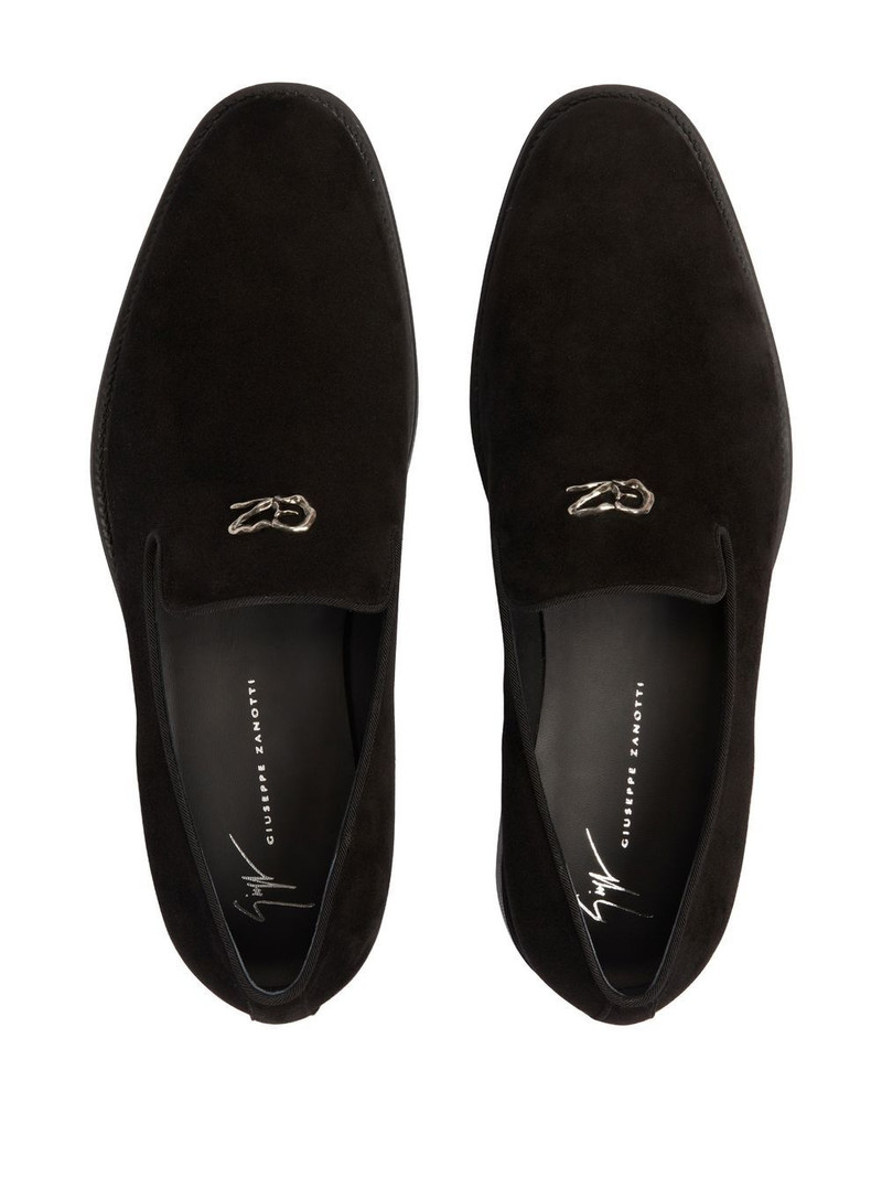 G-Flash 벨벳 loafers 4