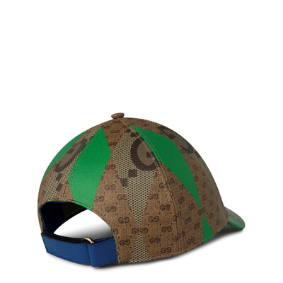 GUCCI CONTRASTING COATED BASEBALL CAP outlook