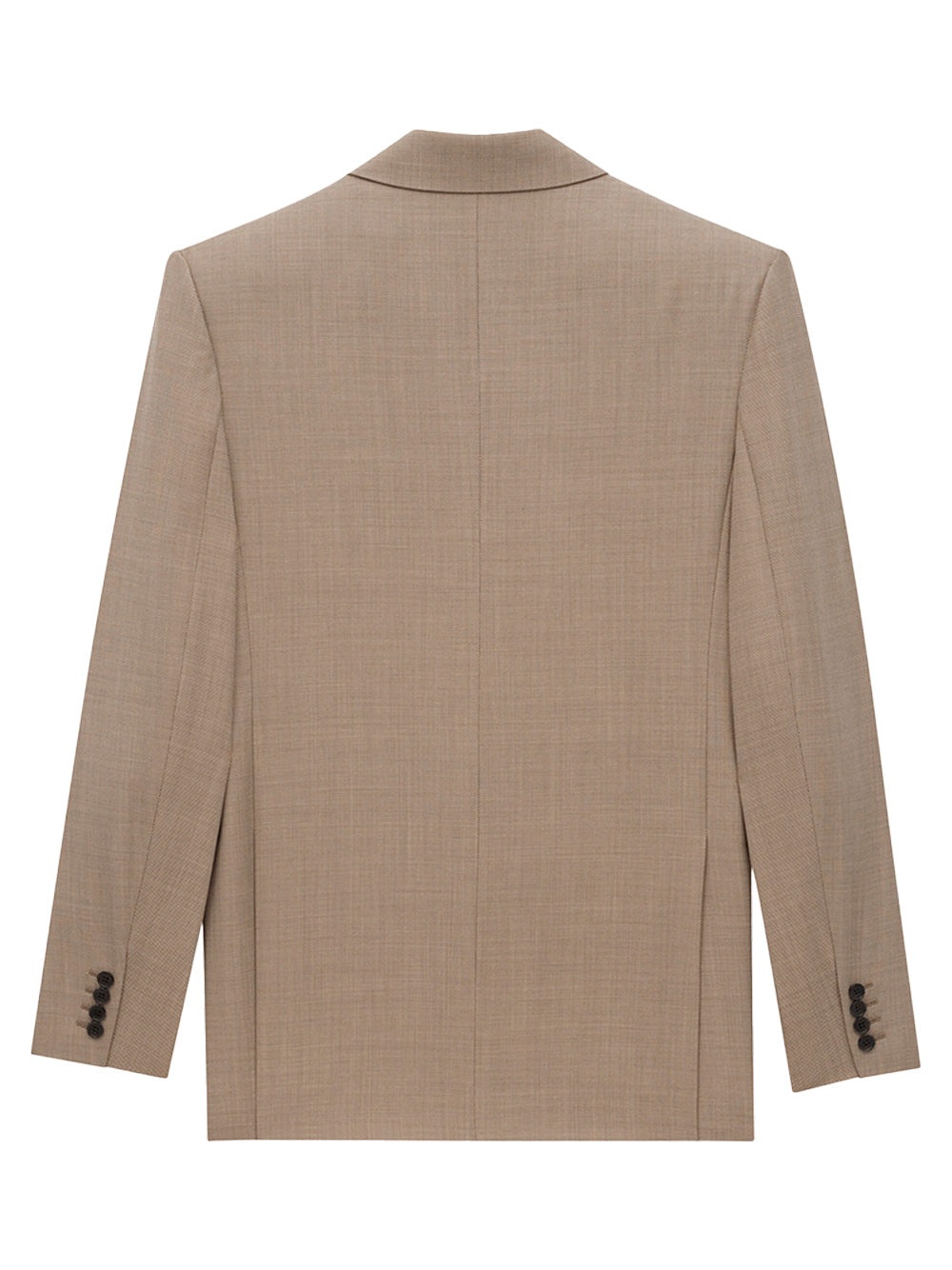 Double-Breasted Jacket In Caviar Wool - 2